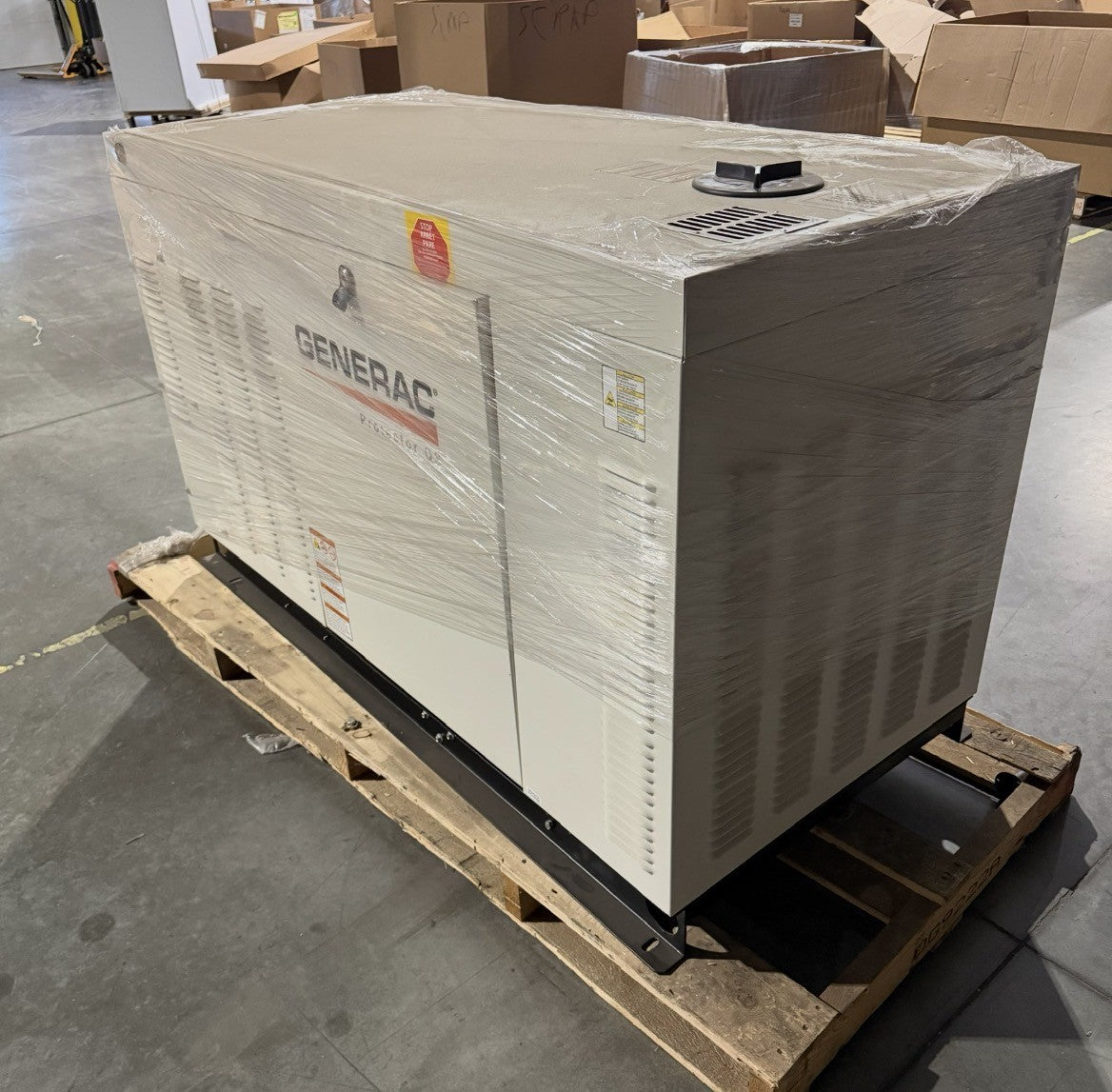 Generac 27kw Natural Gas Generator New Surplus