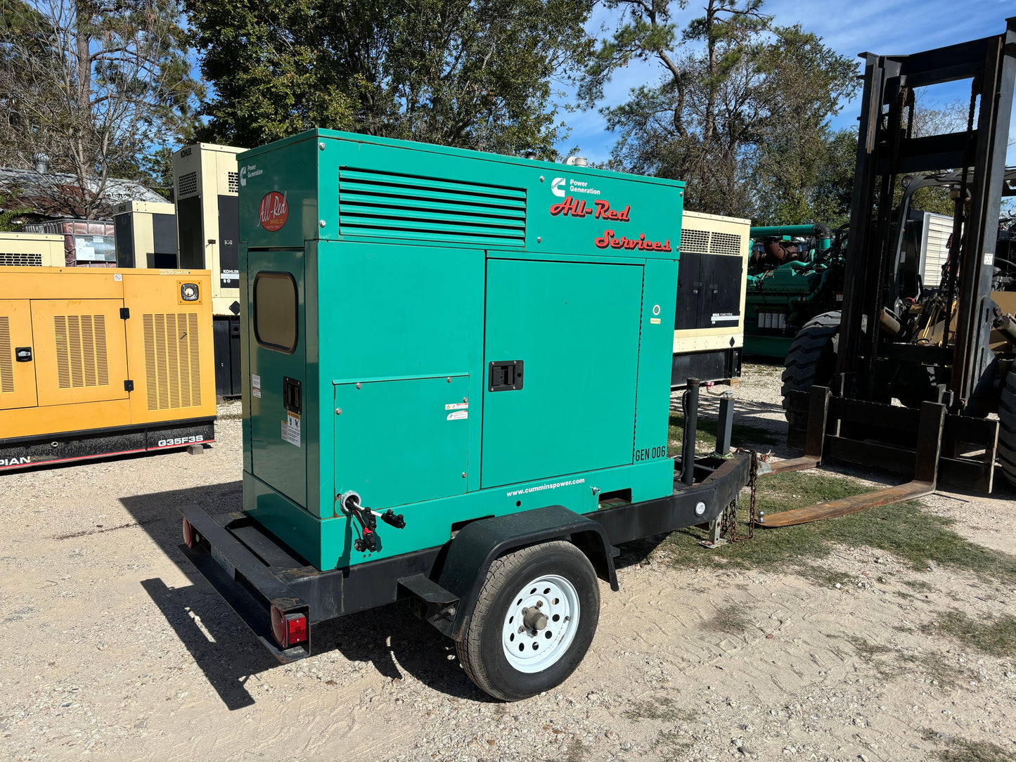 Rental Cummins 20kw Diesel Portable - All-Red Services LLC
