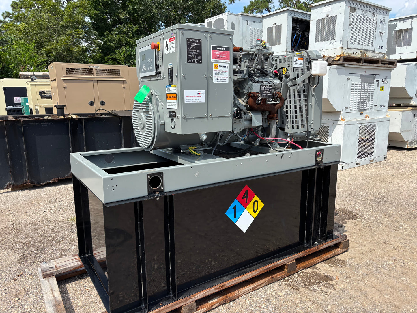 MTU Onsite 30kw Natural Gas Generator 129 Hours