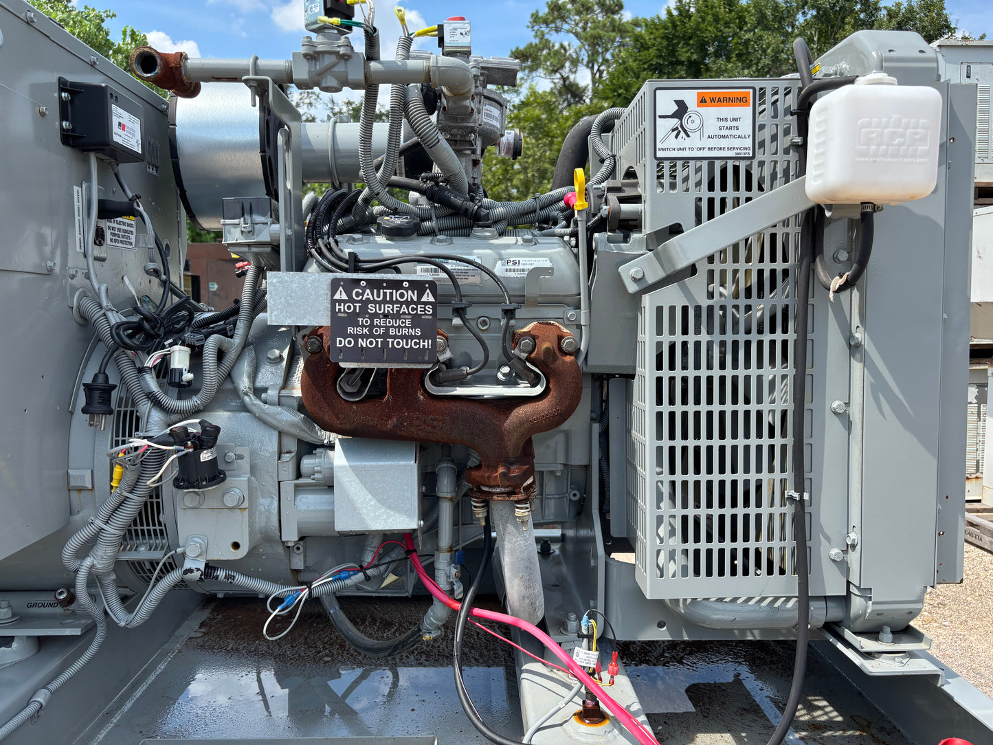 MTU Onsite 30kw Natural Gas Generator 129 Hours