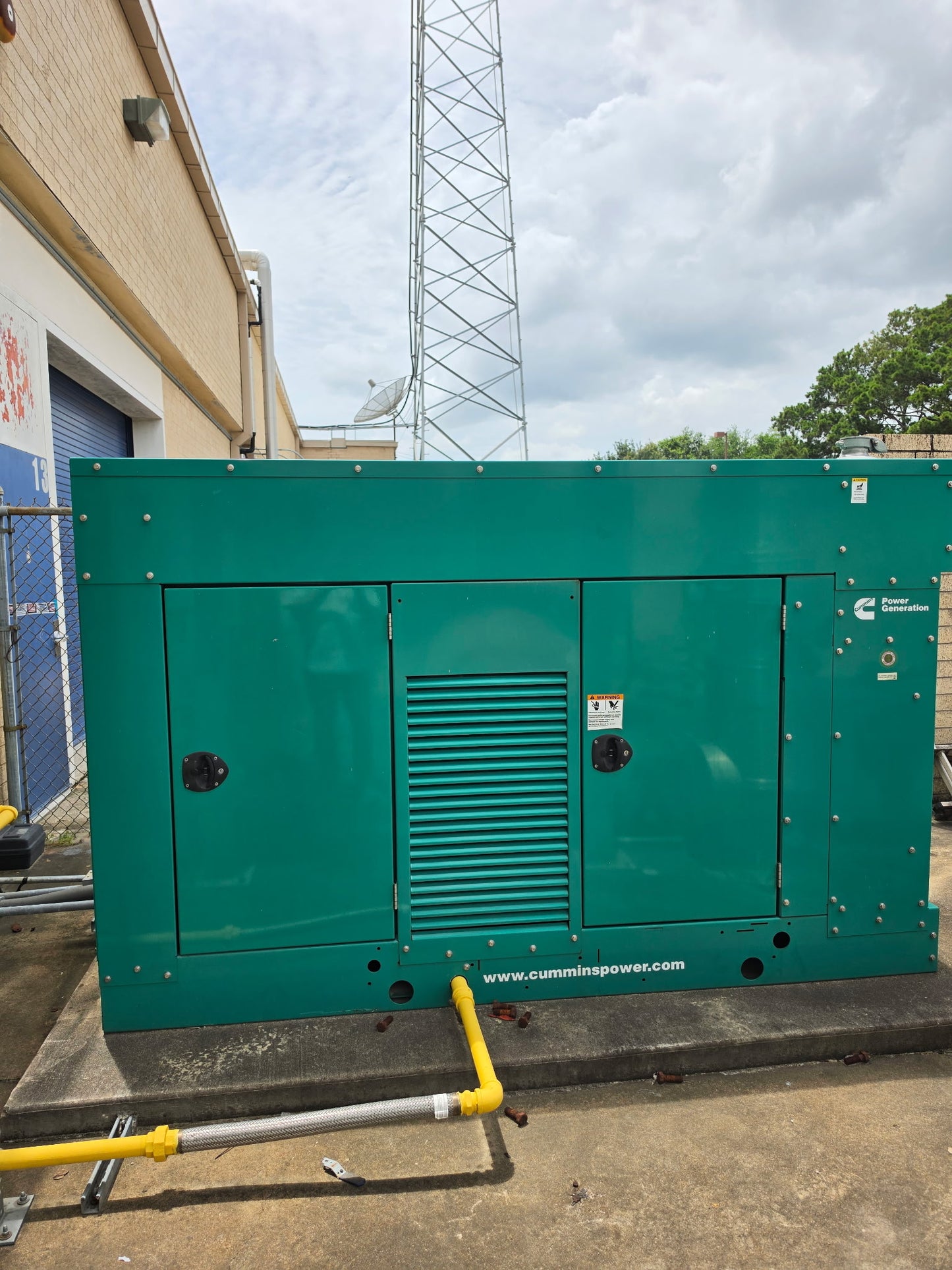 Cummins 125kw 156kva Natural Gas Generator