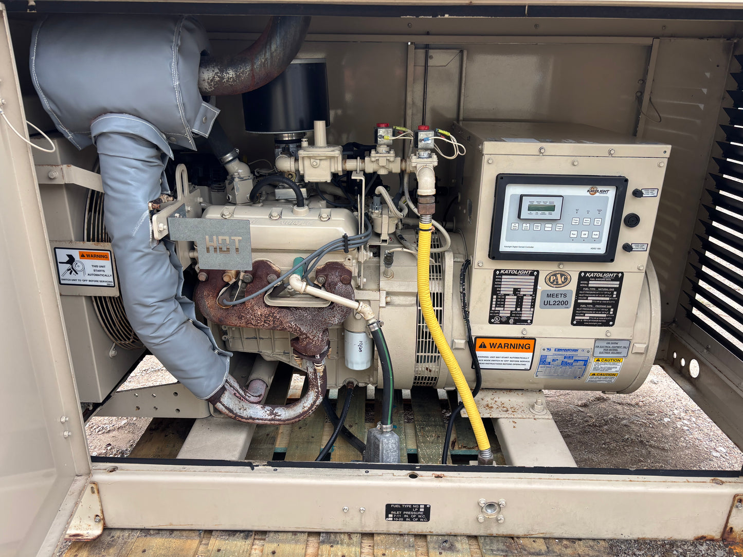 Katolight 40kw Natural Gas/Propane Generator 549 Hours