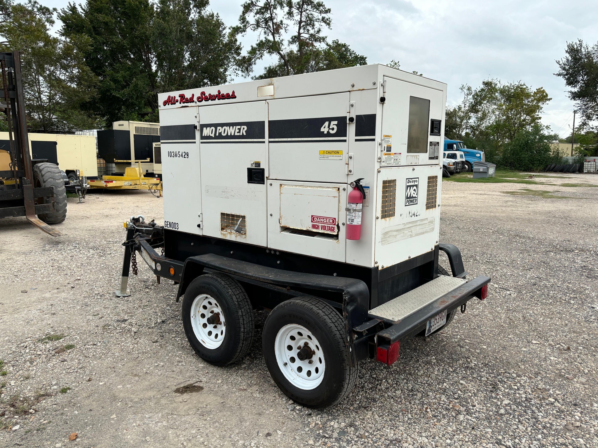 2014 MQ Power Multiquip 36kw 45kva Diesel Generator - All-Red Services LLC