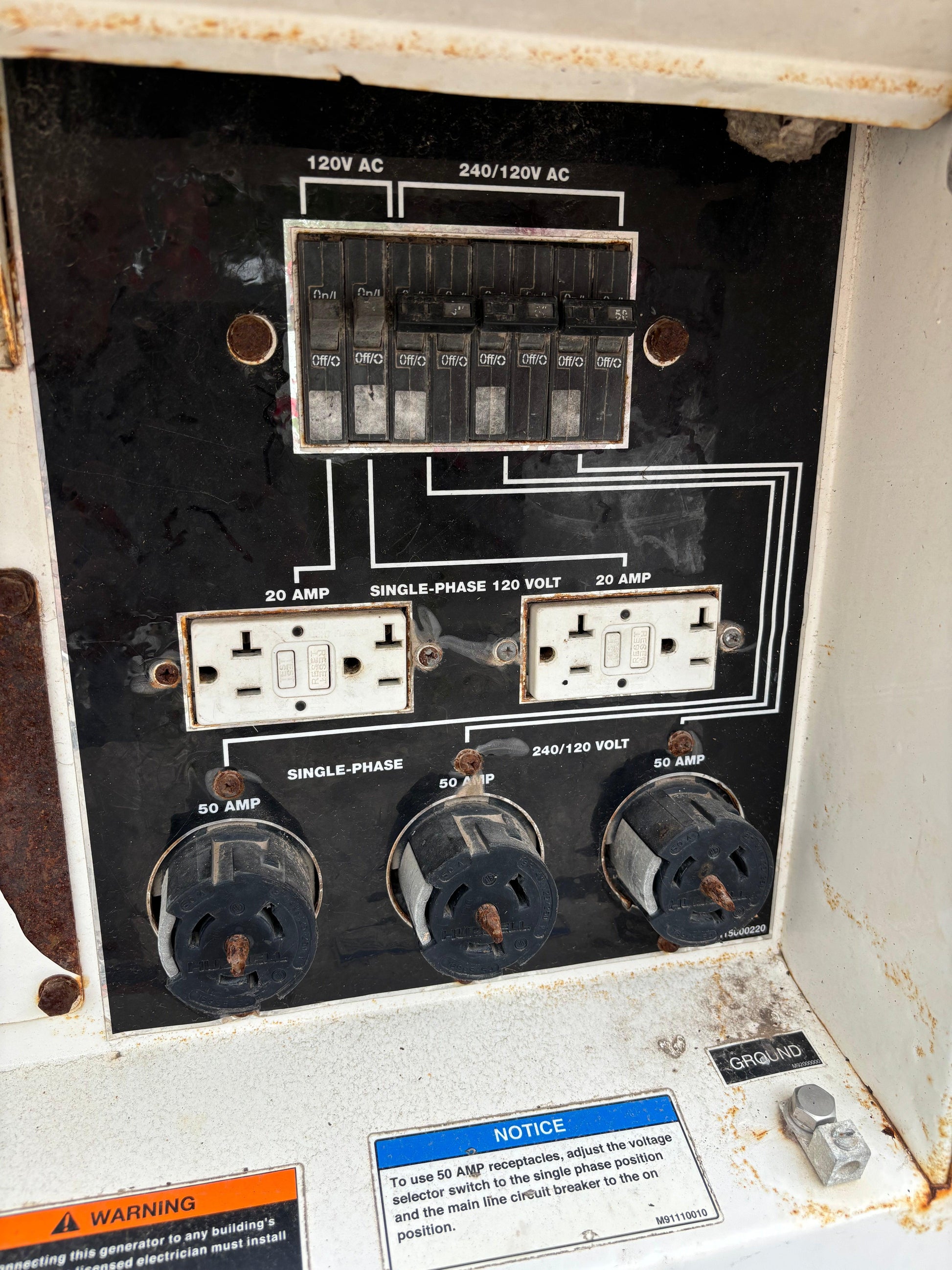 2014 MQ Power Multiquip 36kw 45kva Diesel Generator - All-Red Services LLC