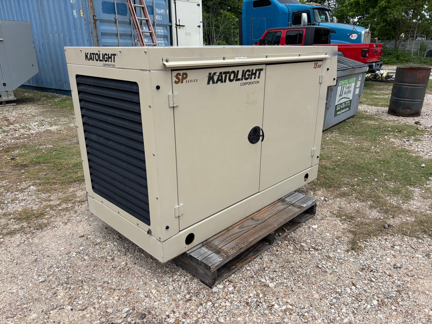 Katolight 15kw 19Kva Natural Gas Generator 363 Hours