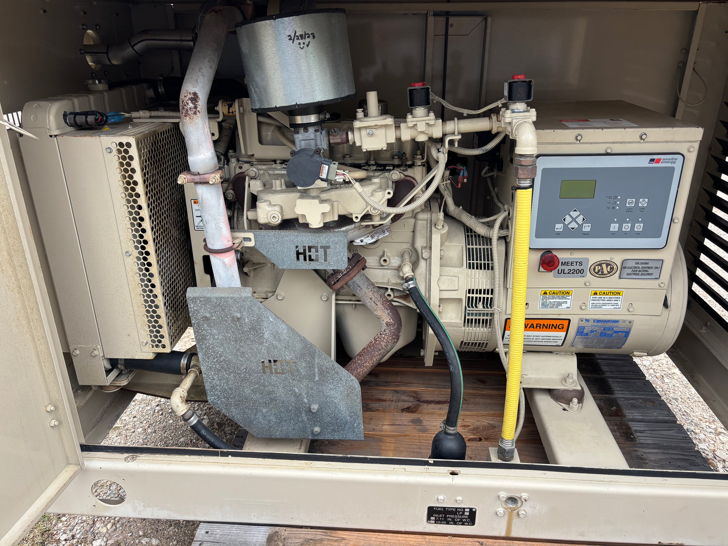 Katolight 15kw 19Kva Natural Gas Generator 363 Hours