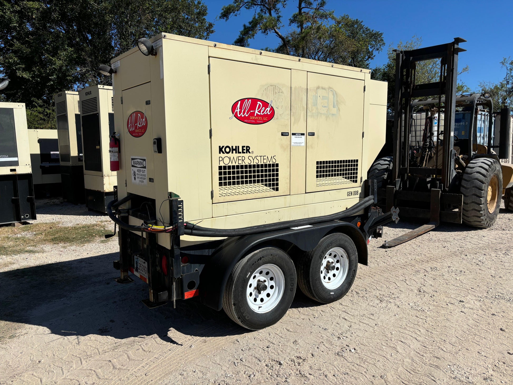Rental Kohler 40kw Diesel Portable - All-Red Services LLC