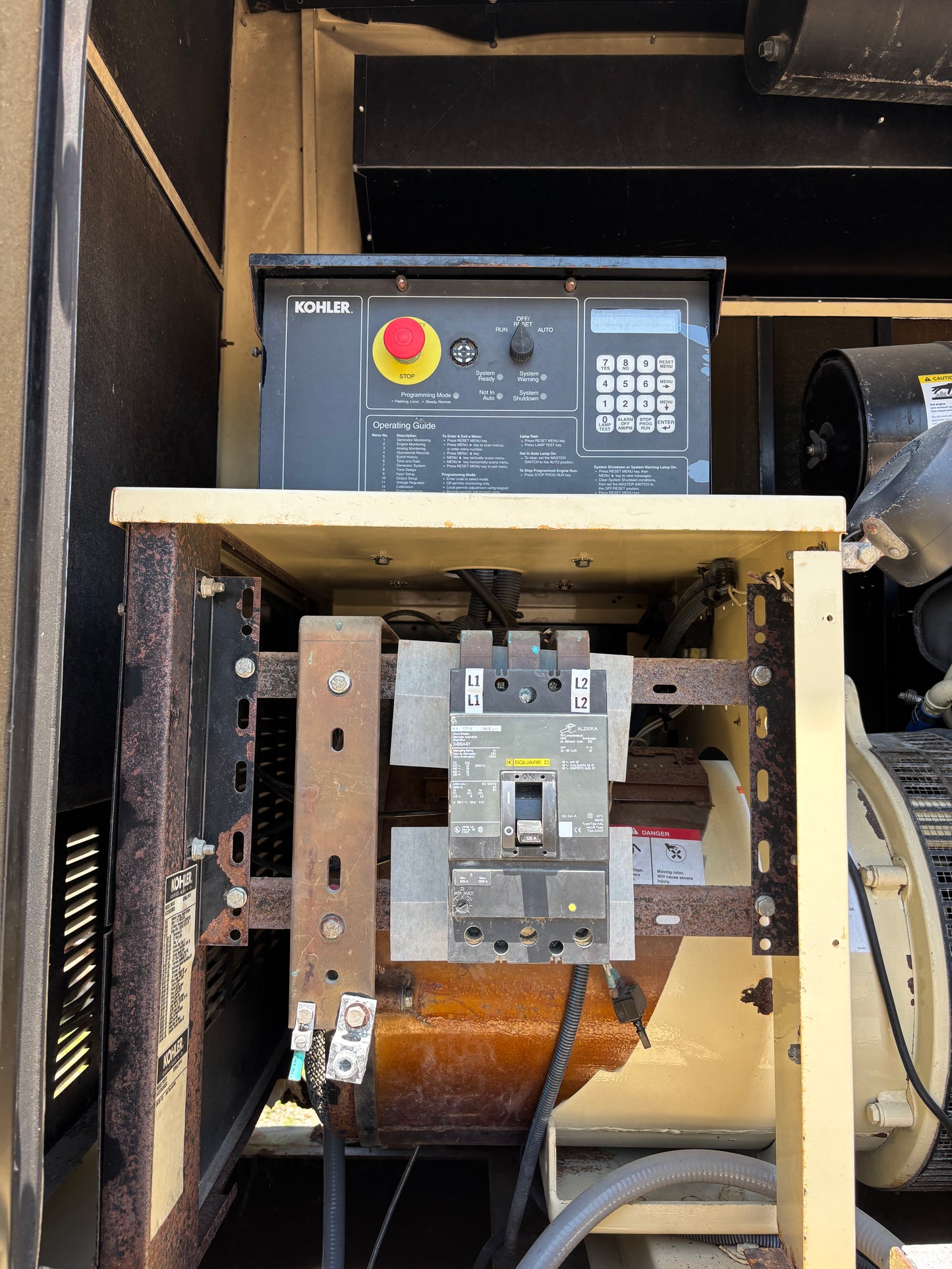Kohler 30kw Diesel Generator 633 Hours