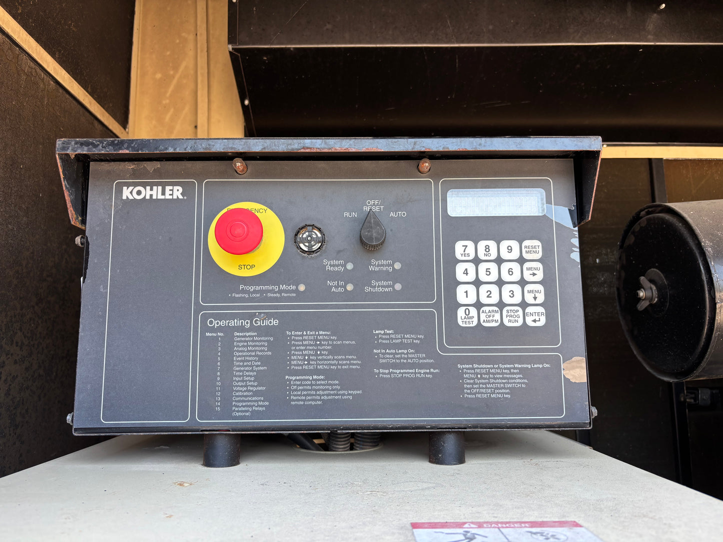 Kohler 30kw Diesel Generator 633 Hours