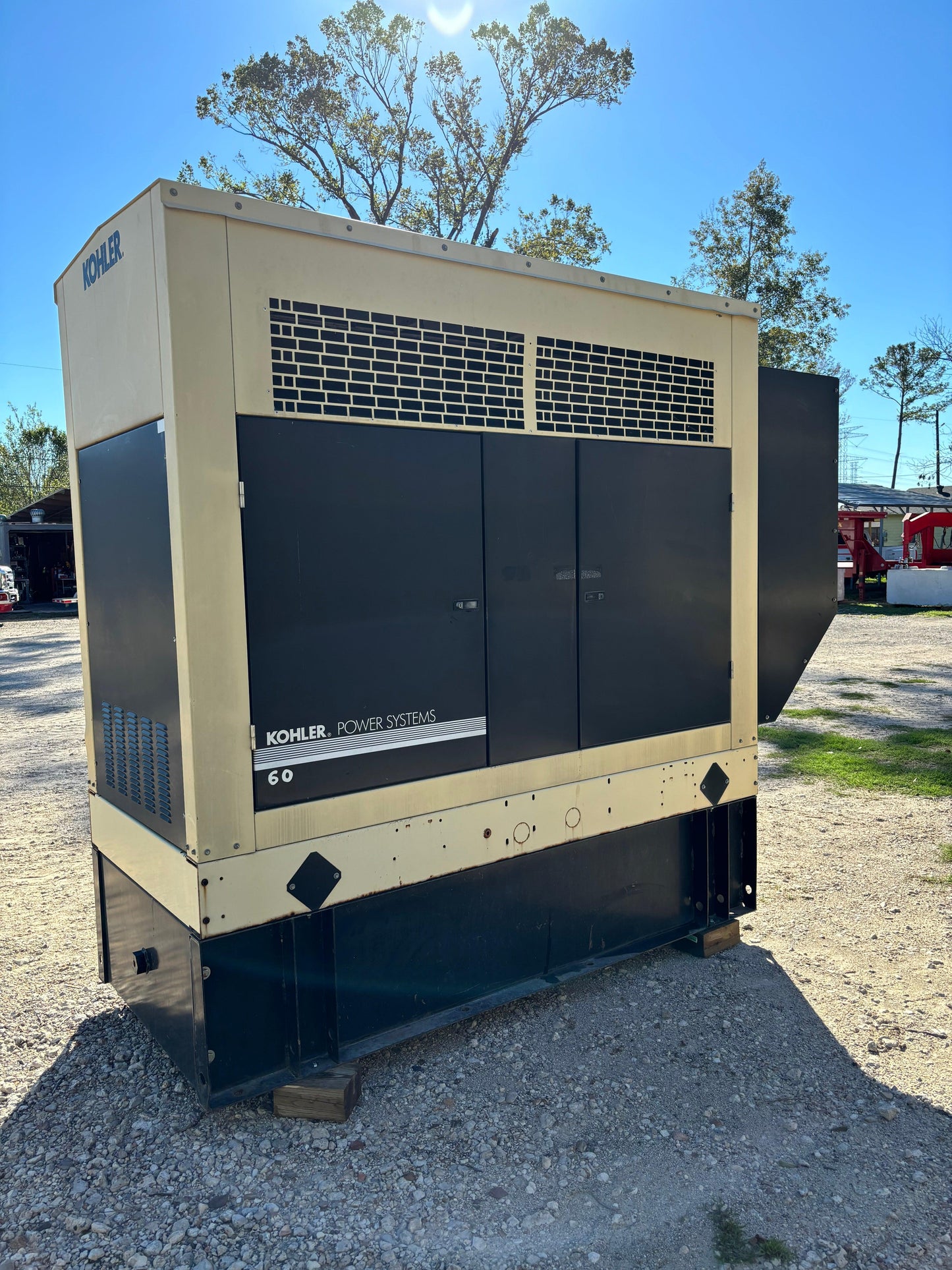 Kohler 62kw 78kva Diesel Generator John Deere 1,623 hours - All-Red Services LLC