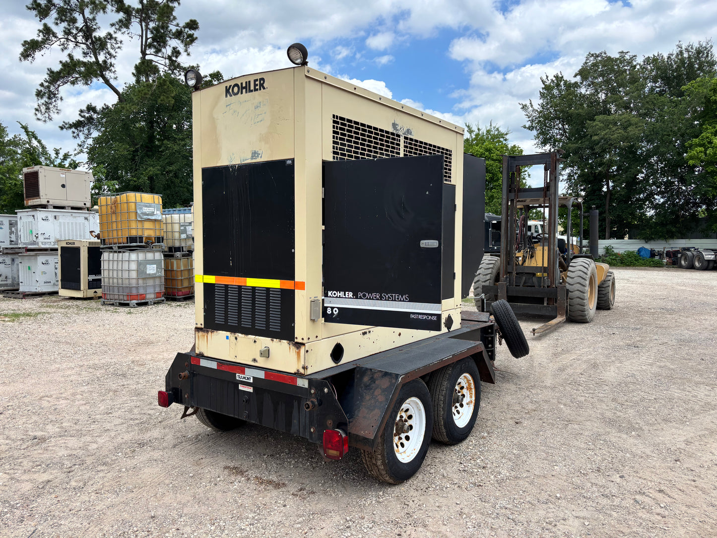 Kohler 80Kw 100Kva Diesel Portable Generator
