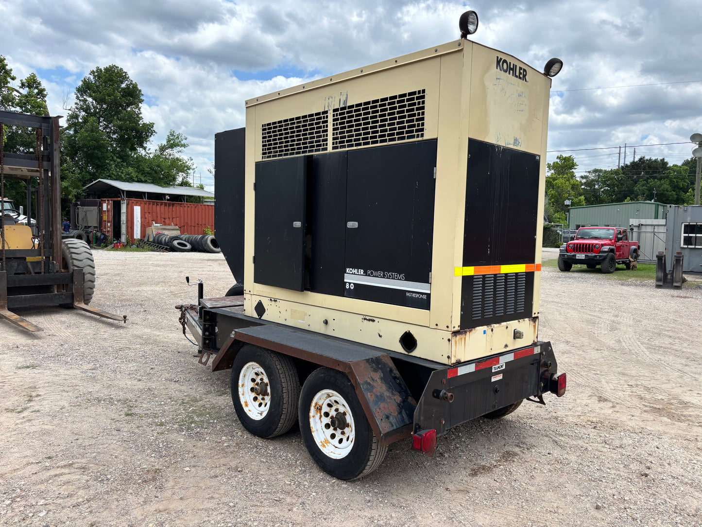 Kohler 80Kw 100Kva Diesel Portable Generator