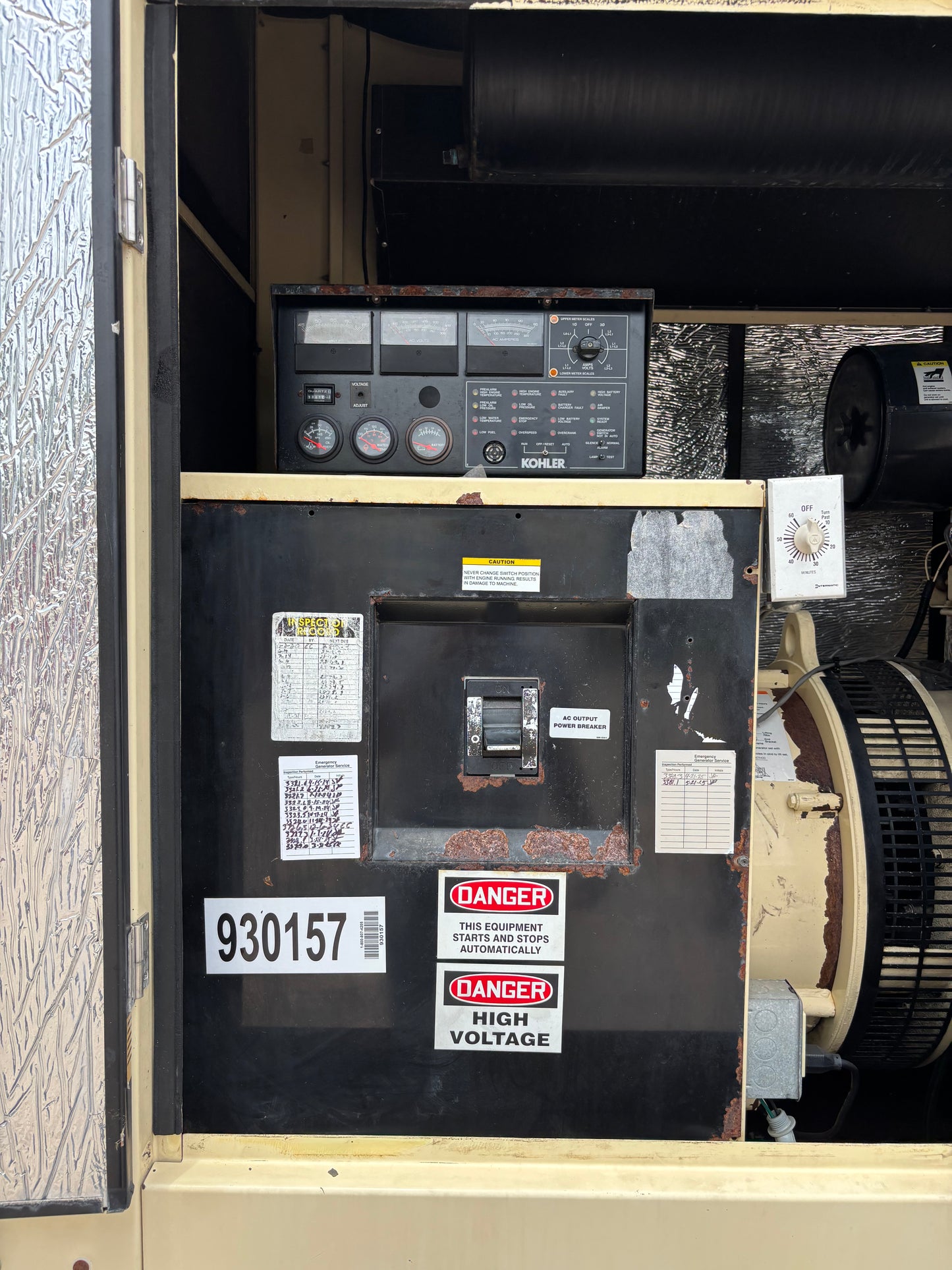 Kohler 80Kw 100Kva Diesel Portable Generator