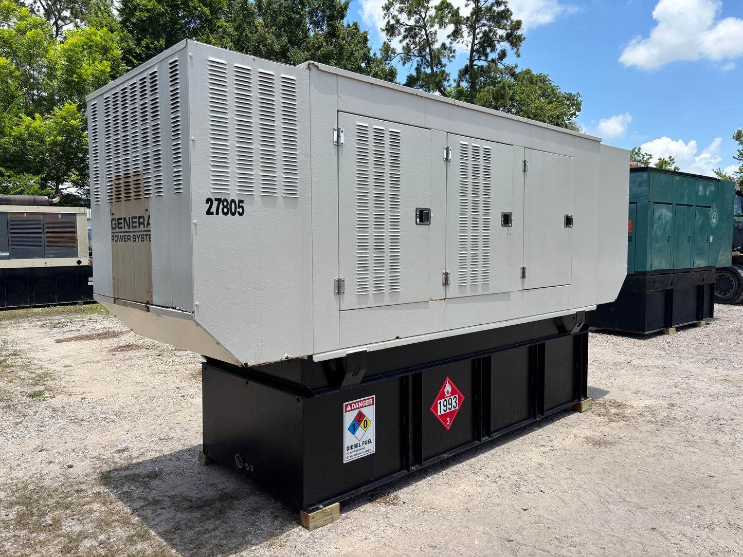 Generac 180kw 225Kva Diesel Generator 1,089 Hours