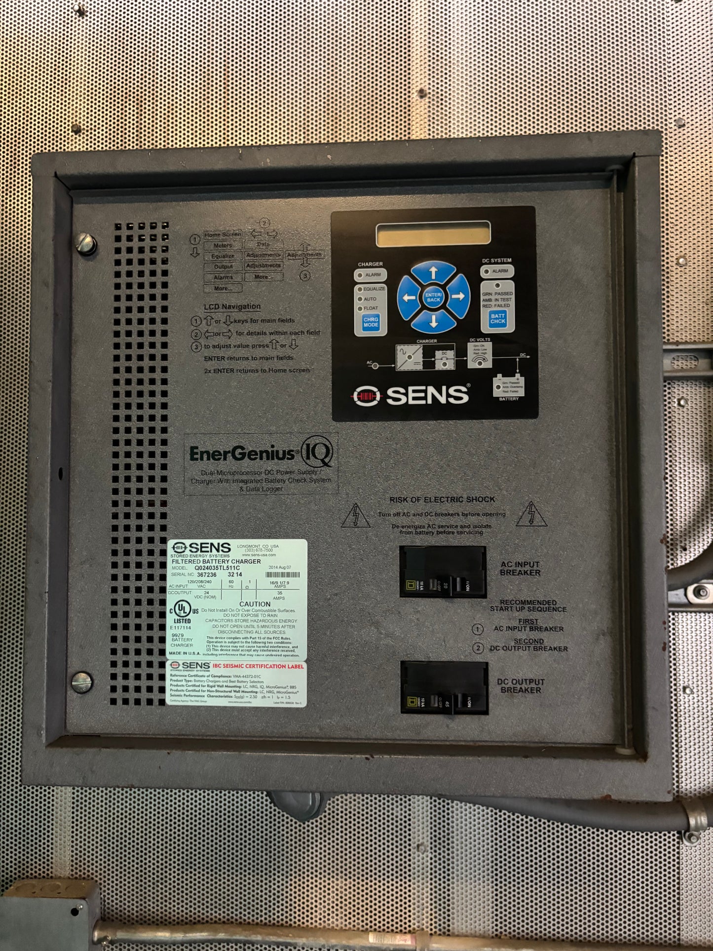 Cummins 2000kw Natural Gas Generator Set 4160 volt 86 hours