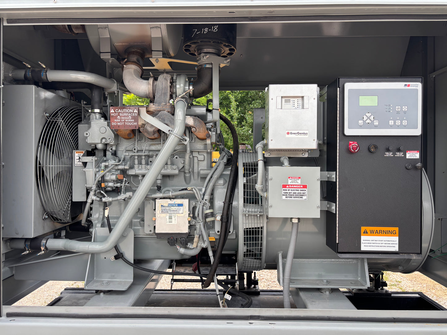 MTU Onsite Energy 100kw Diesel Generator 409 Hours