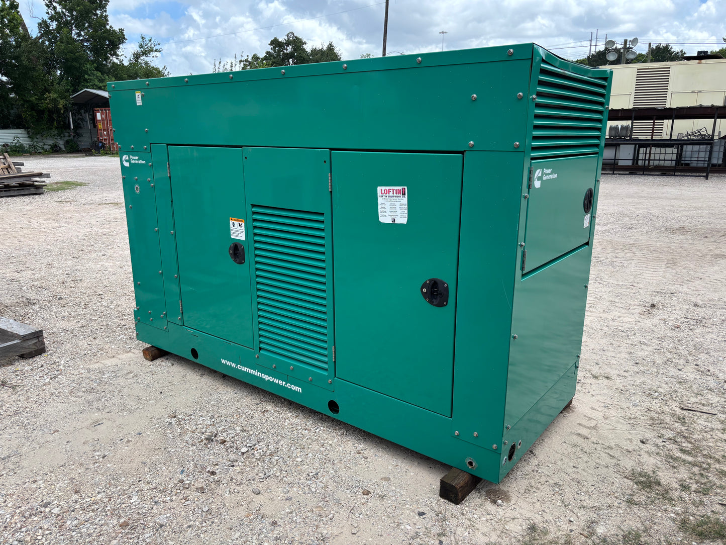 Cummins 125kw 156kva Natural Gas Generator