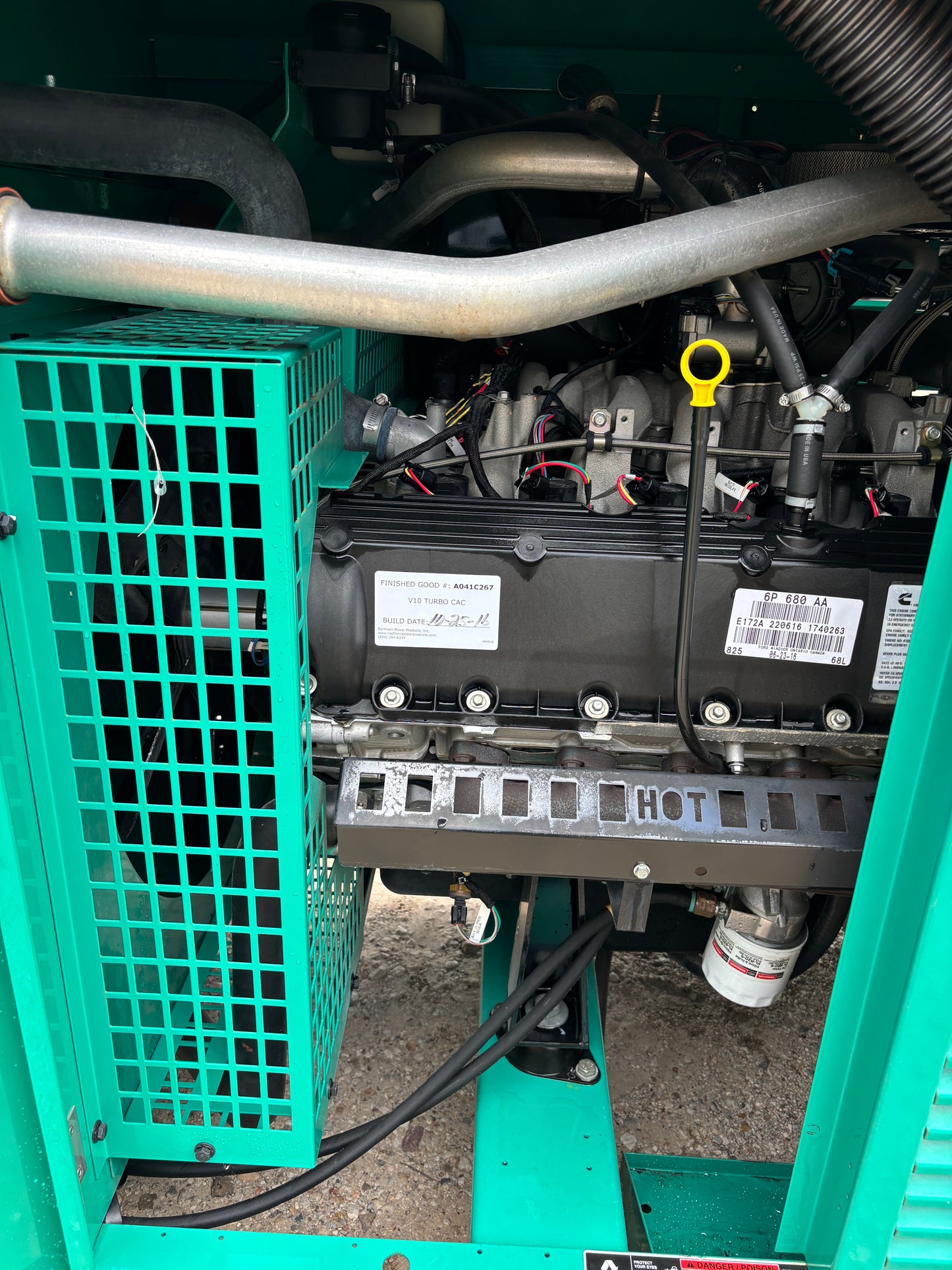 Cummins 125kw 156kva Natural Gas Generator