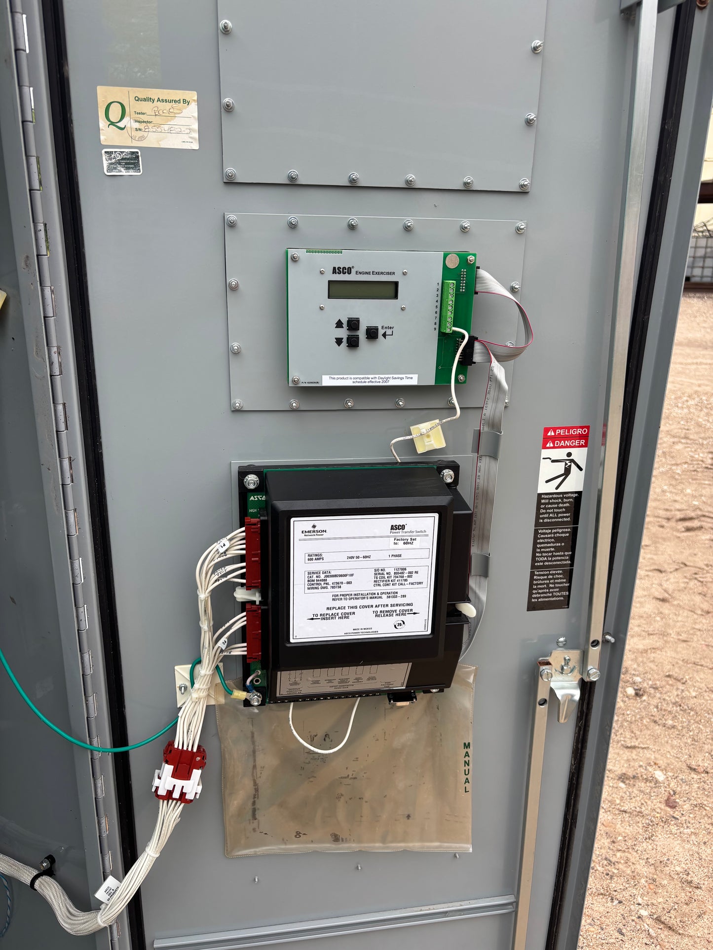 ASCO 600 AMP Automatic Transfer Switch