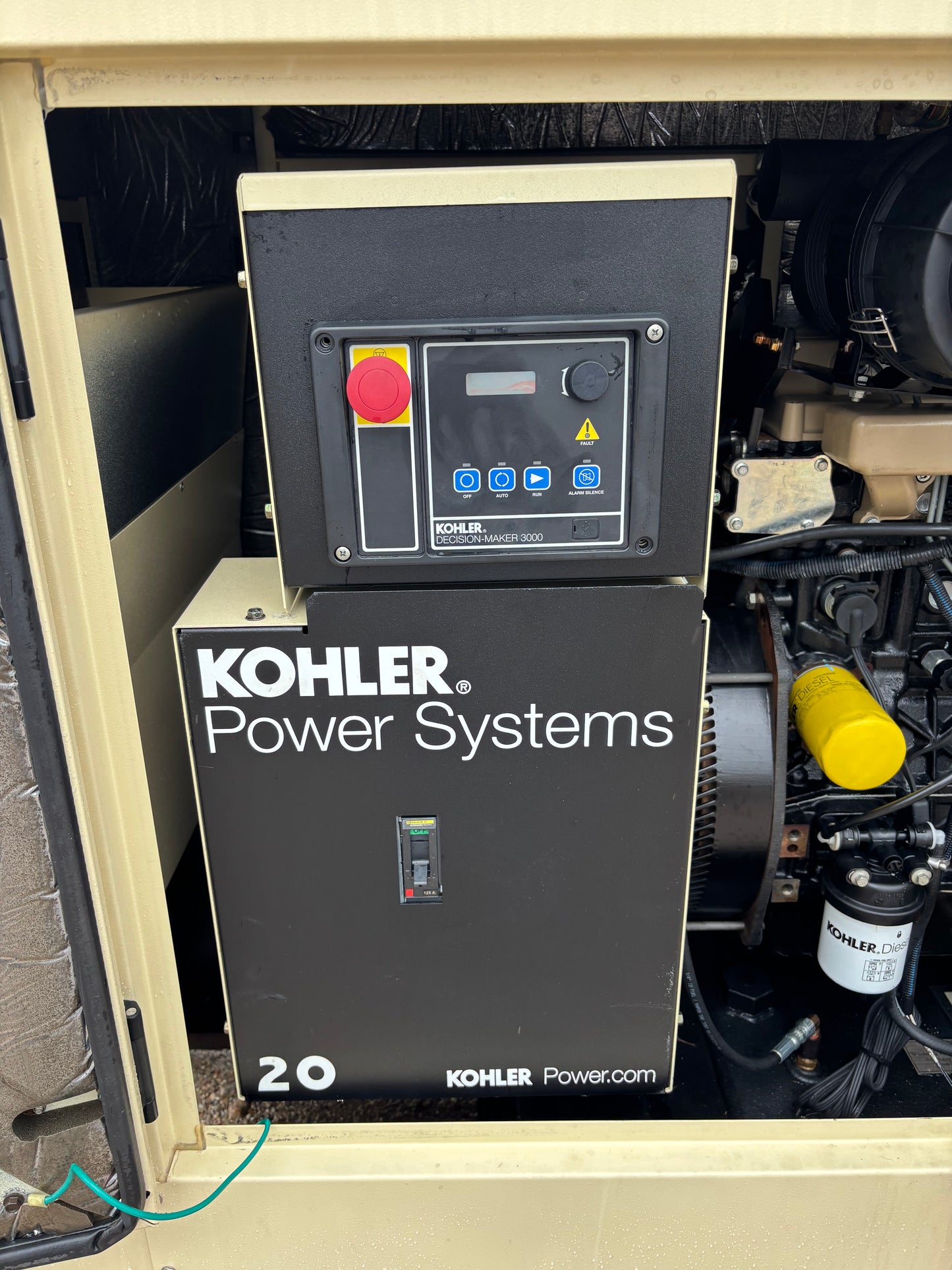 Kohler 22kw Diesel Generator 87 hours