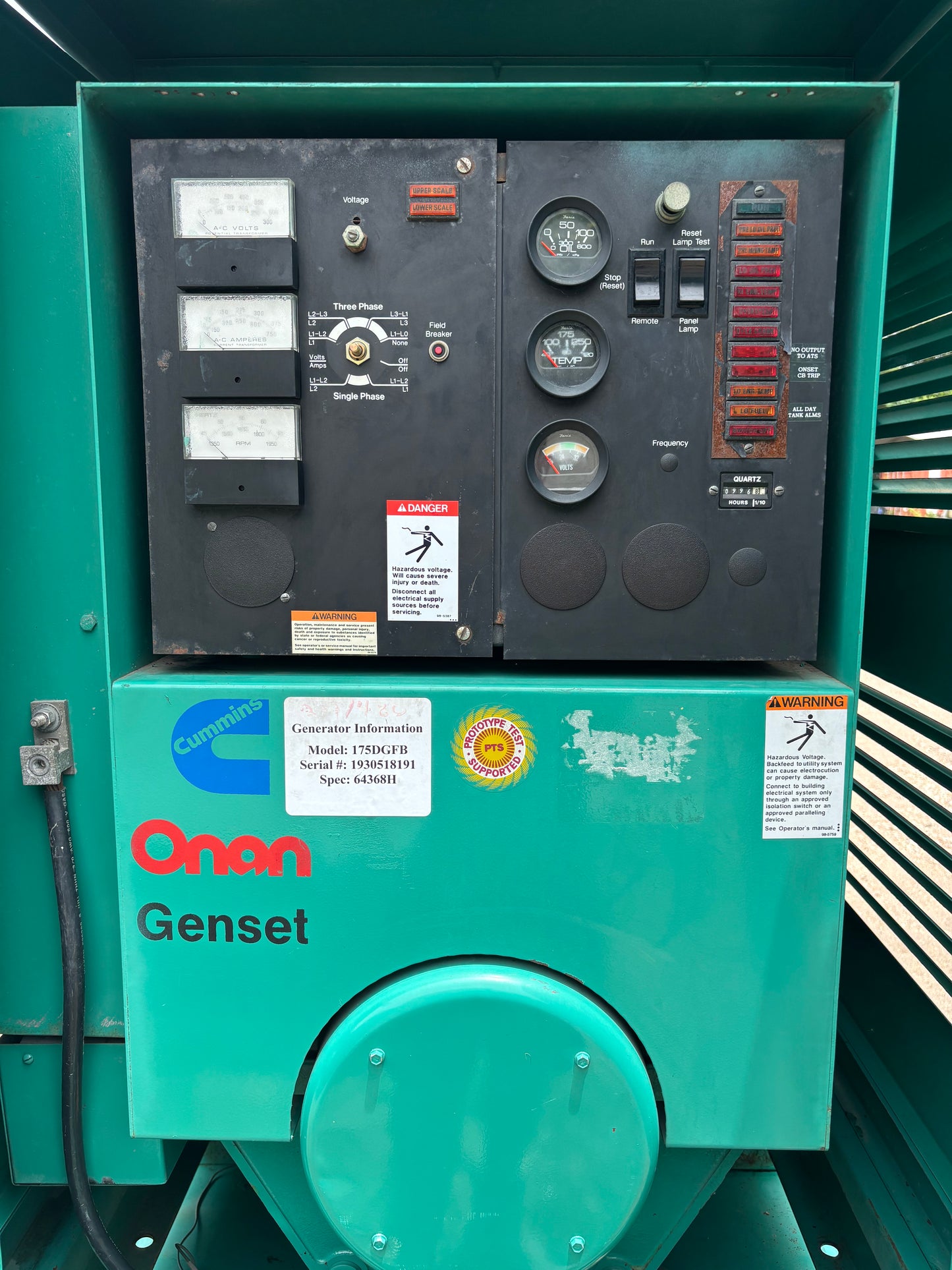 Cummins 175kw 220kva Diesel Generator