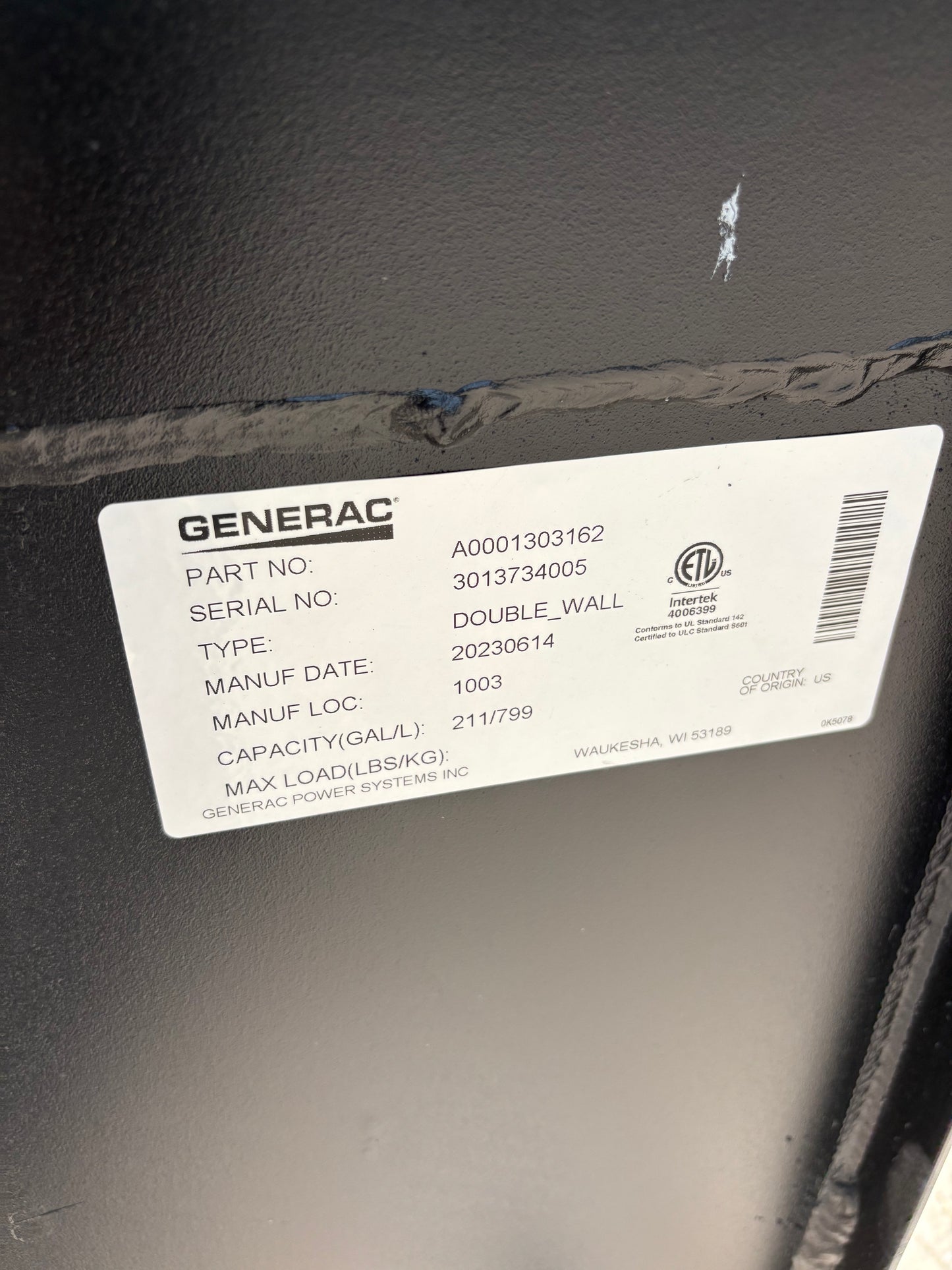 2023 Generac 35Kw Diesel Generator New Surplus