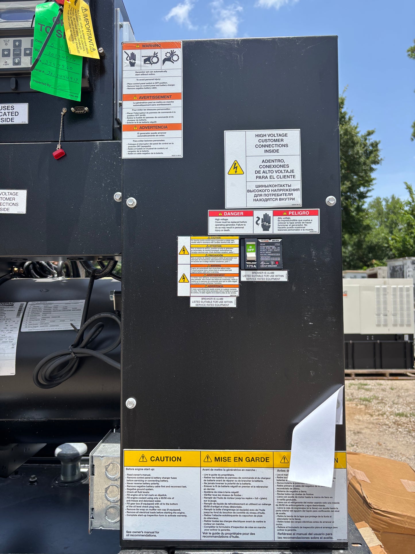2023 Generac 35Kw Diesel Generator New Surplus