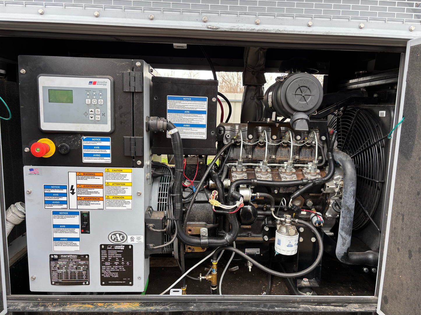 2017 MTU 20kw Diesel Generator Set 63 Hours