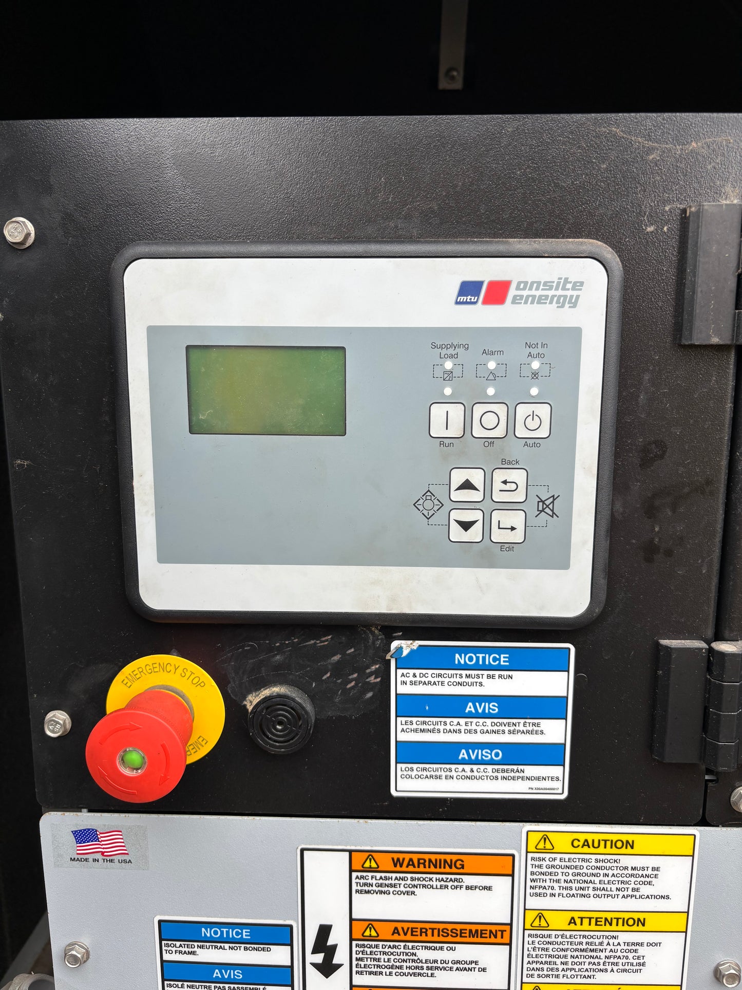 2017 MTU 20kw Diesel Generator Set 63 Hours