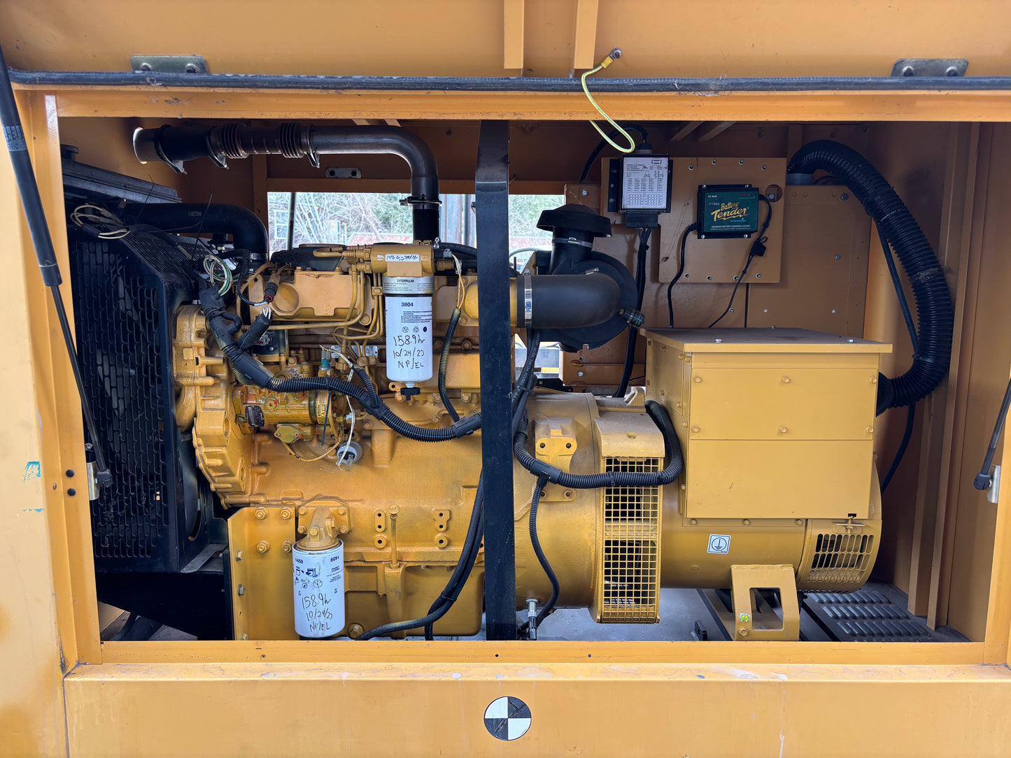 2006 Caterpillar 40kw Diesel Generator Set 158 Hours