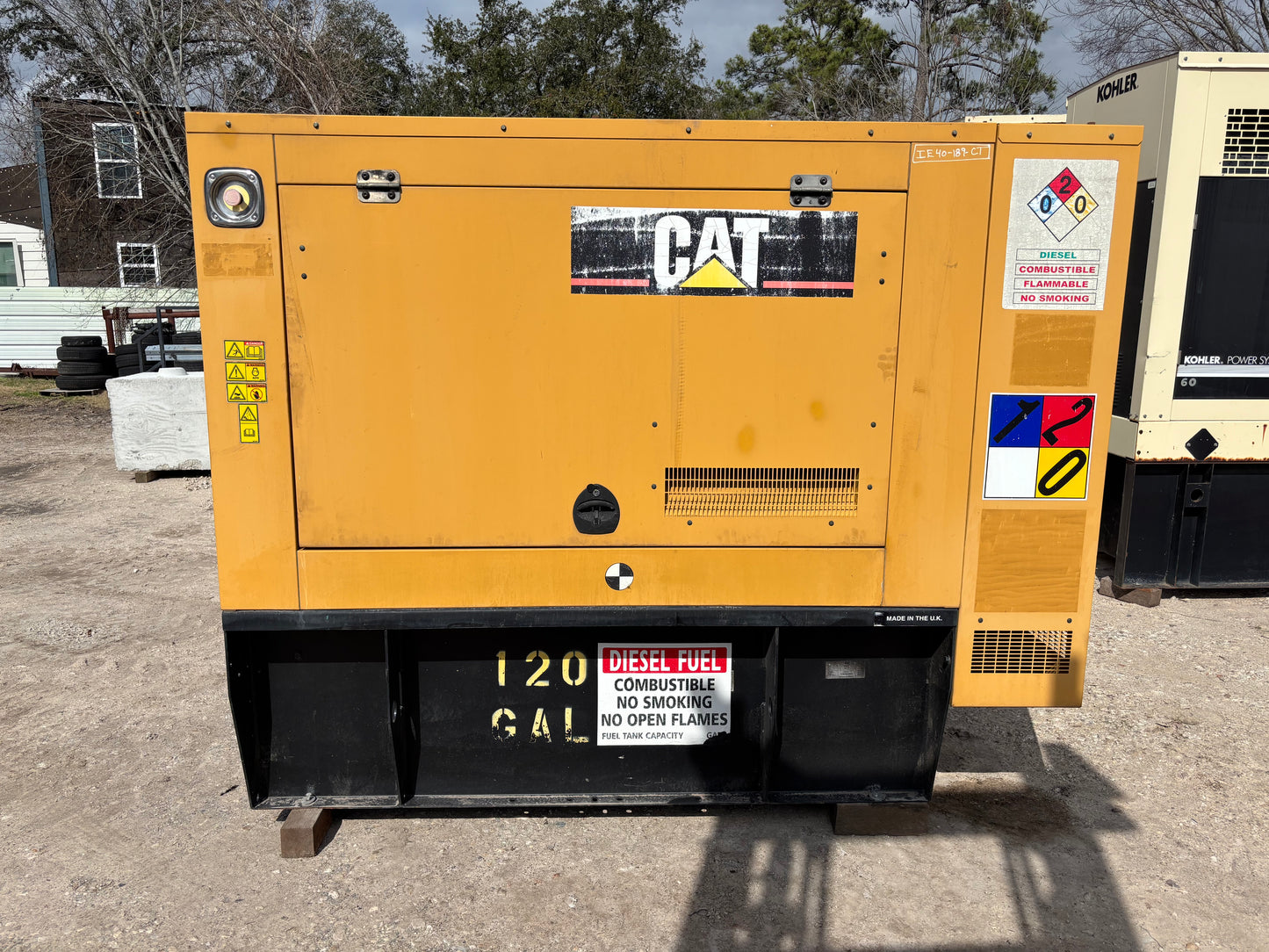 2006 Caterpillar 40kw Diesel Generator Set 158 Hours
