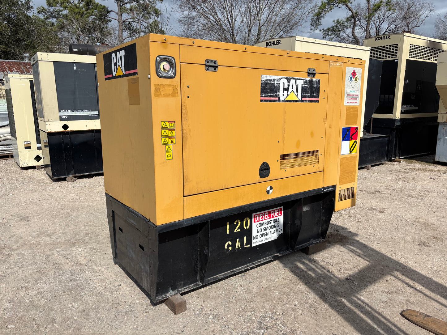 2006 Caterpillar 40kw Diesel Generator Set 158 Hours
