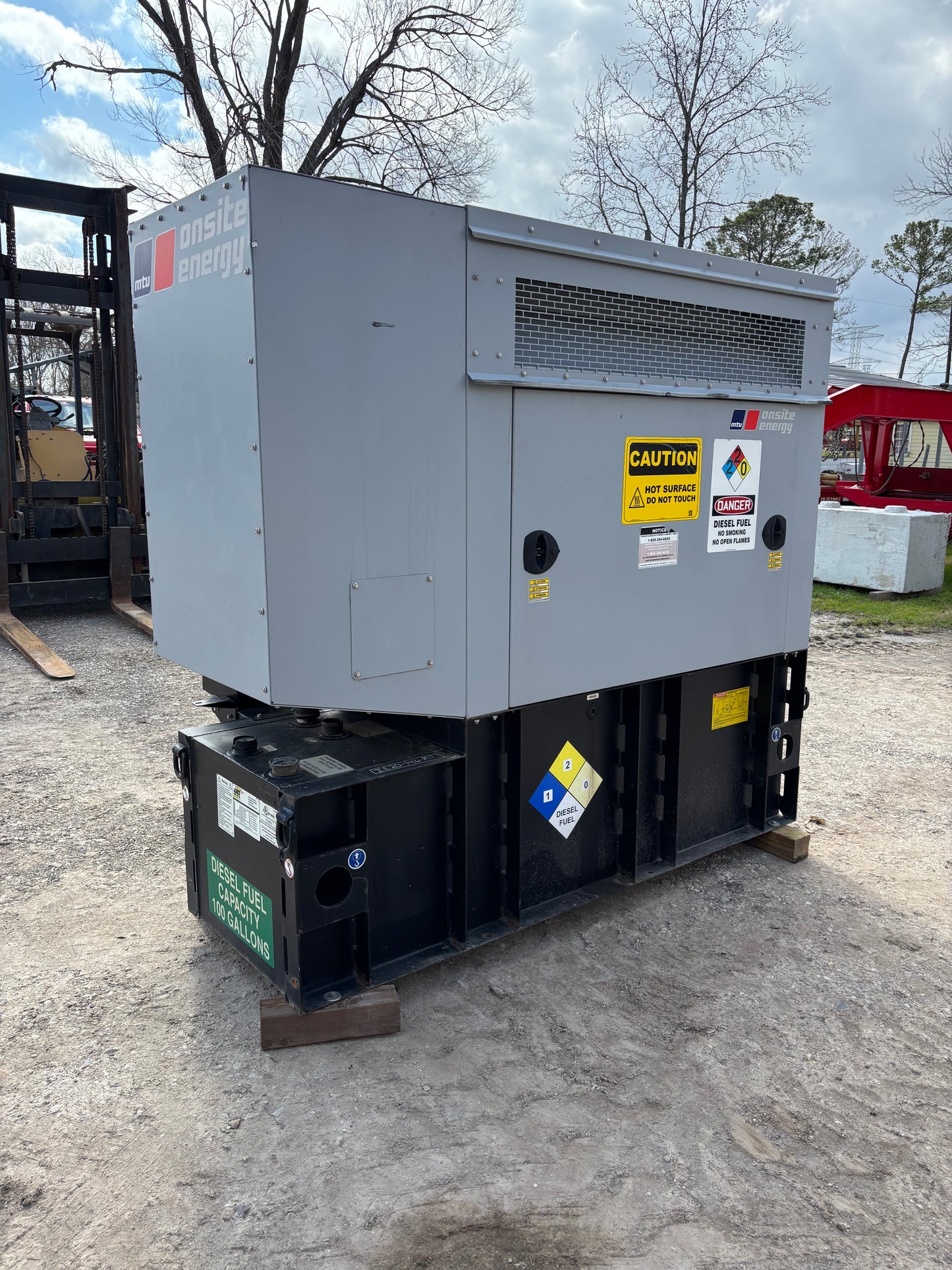 2017 MTU 20kw Diesel Generator Set 63 Hours