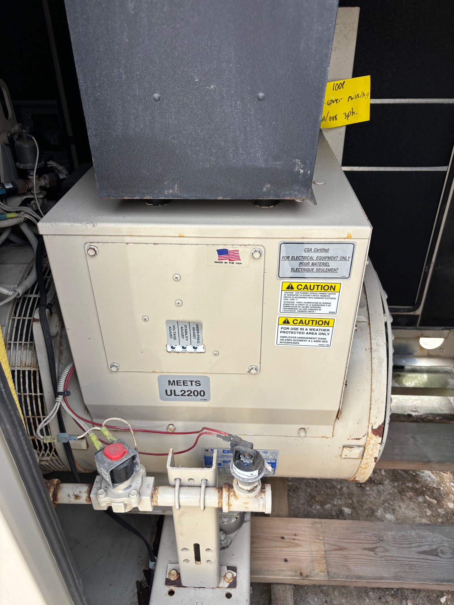 2008 Katolight 30kw Natural Gas Generator