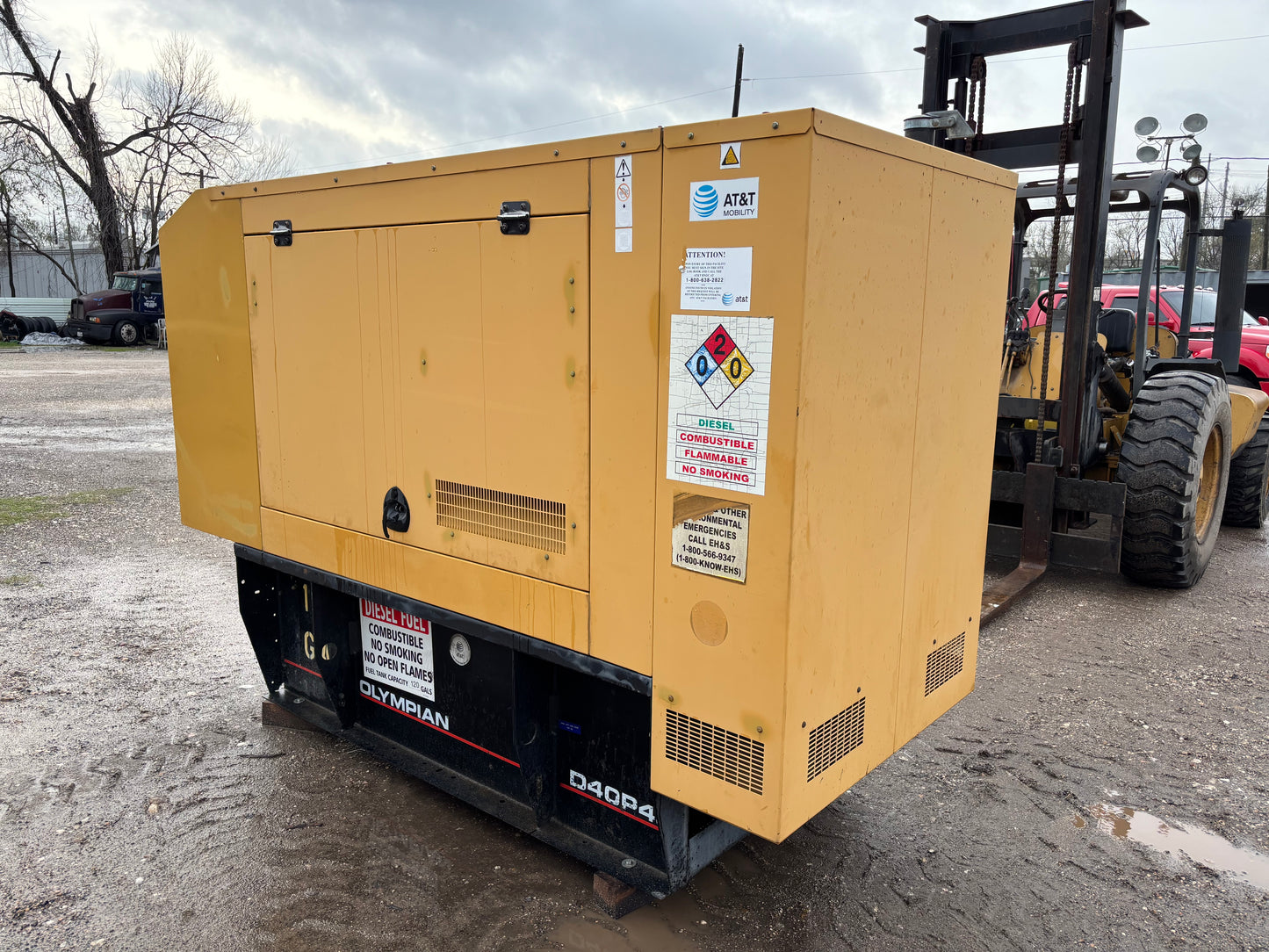 2006 Cat/Olympian 40kw Diesel Generator Set 427 Hours