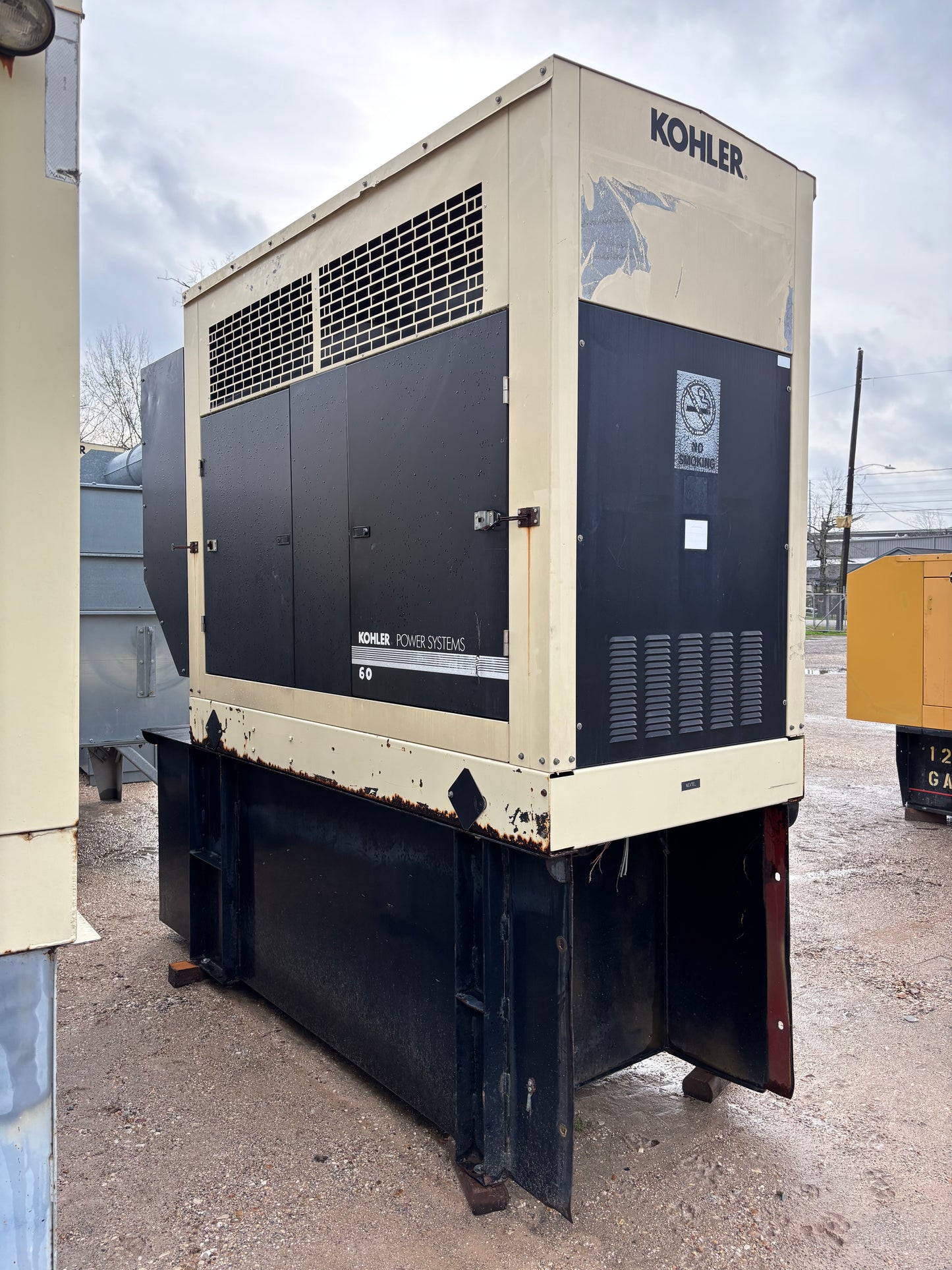 2007 Kohler 60kw Diesel Generator John Deere Engine 306 hours
