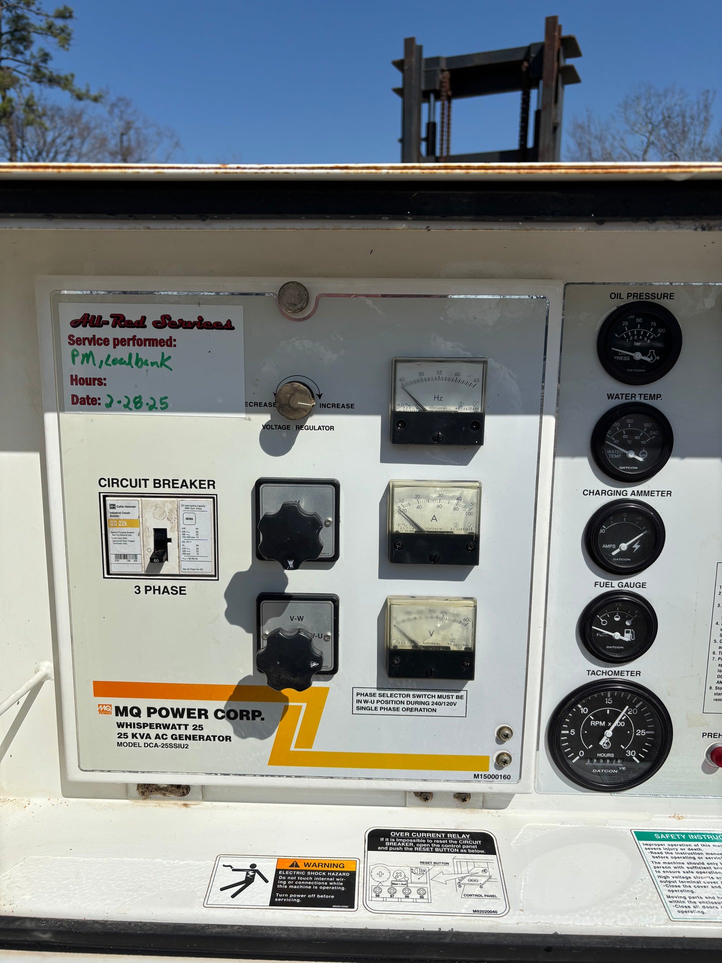 MQ Power MultiQuip WhisperWatt 15kw 25KVa Diesel Generator