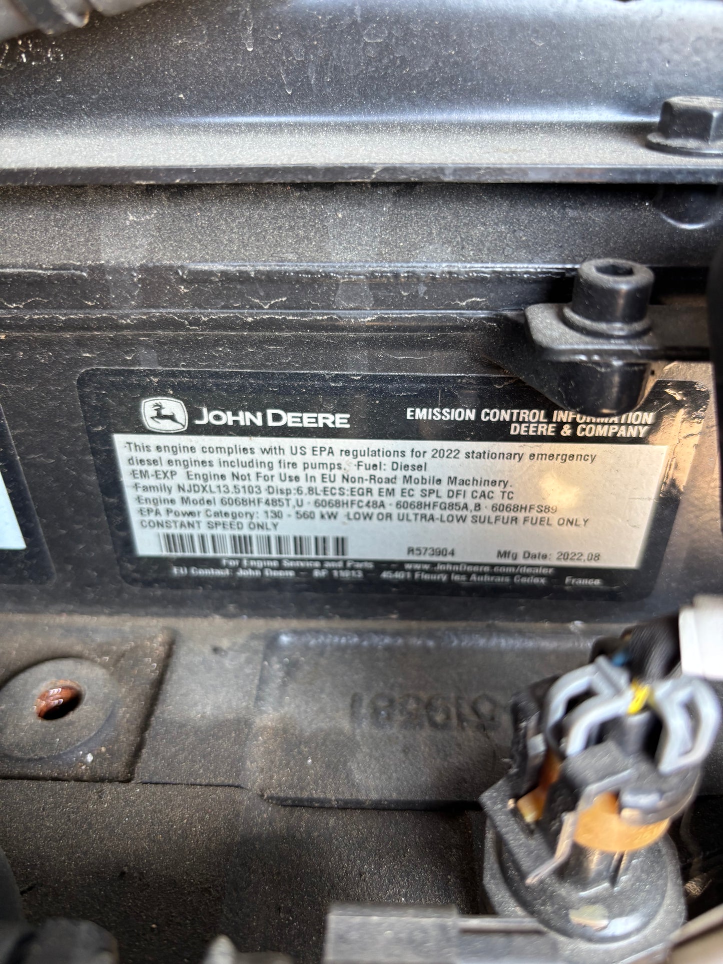 2022 Gillette 210kw Diesel Portable Generator