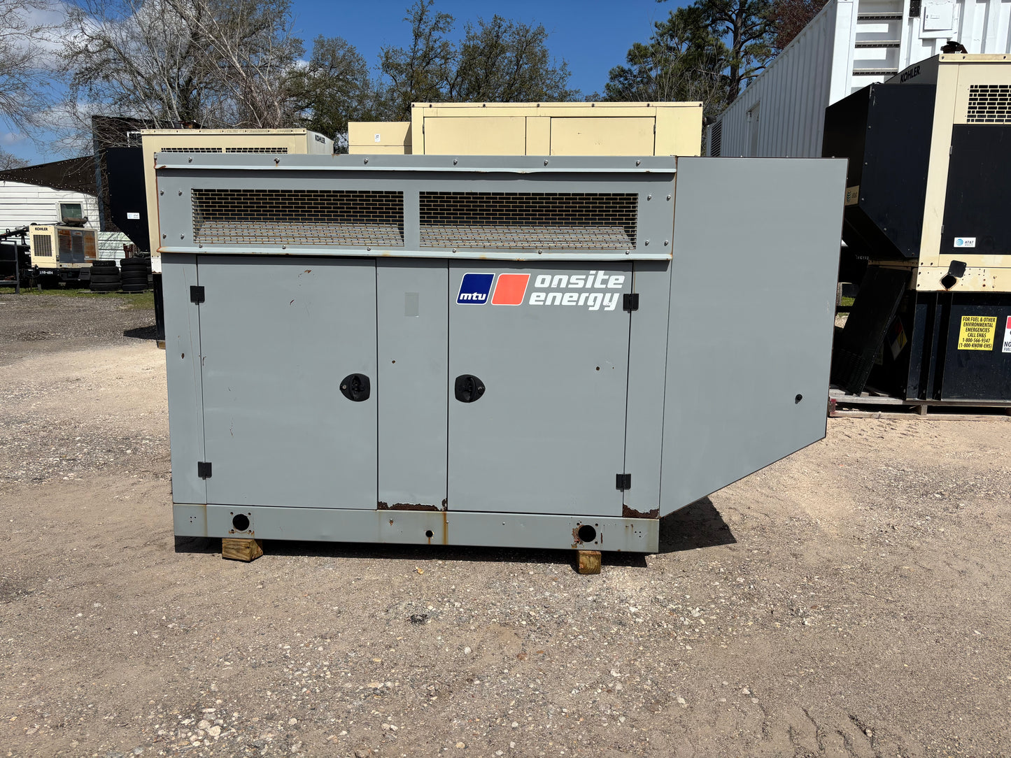 2016 MTU 30kw Generator Natural Gas 418 Hours