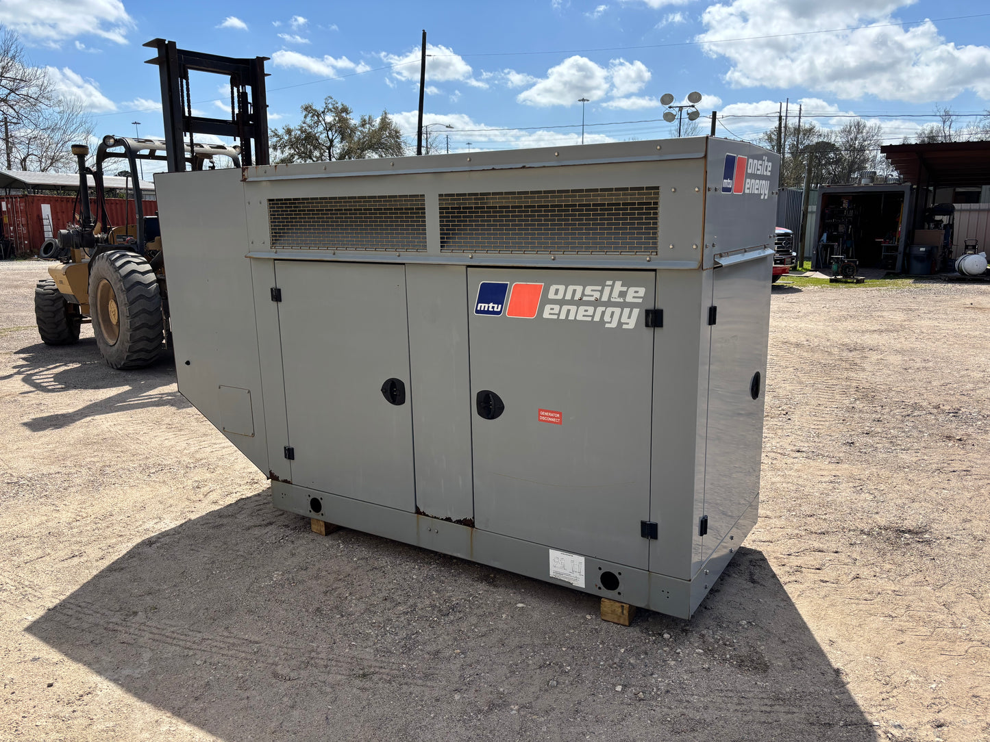 2016 MTU 30kw Generator Natural Gas 418 Hours