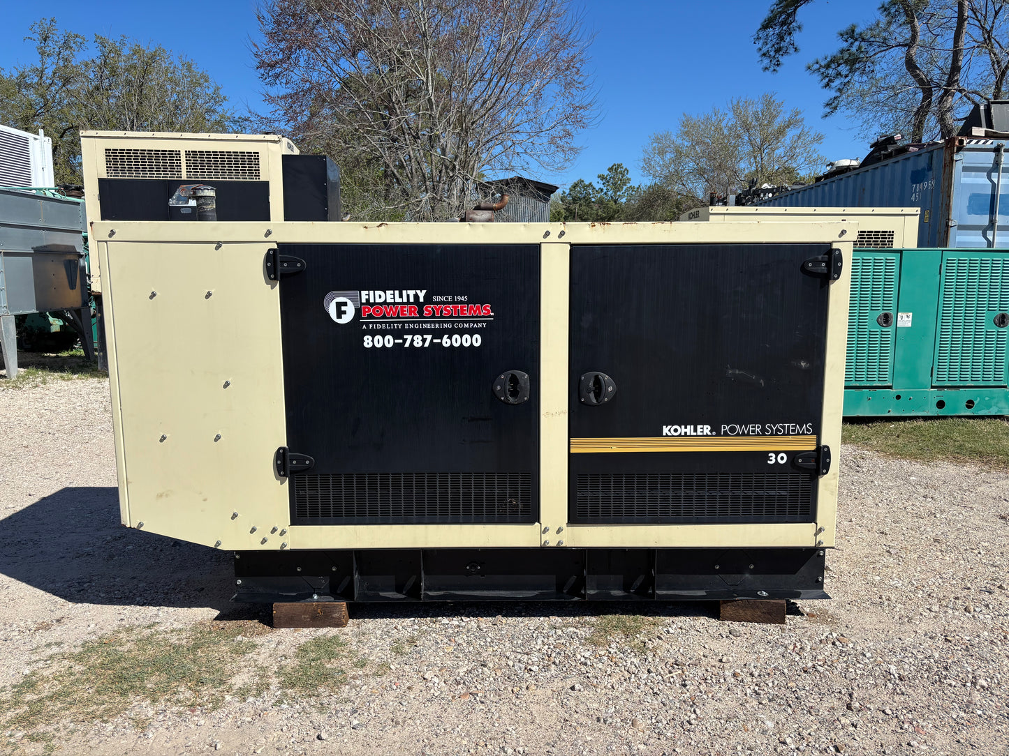 2011 Kohler 30kw 38Kva Natural Gas/Propane  Generator 223 hours