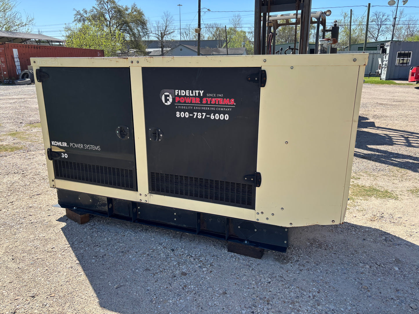 2011 Kohler 30kw 38Kva Natural Gas/Propane  Generator 223 hours