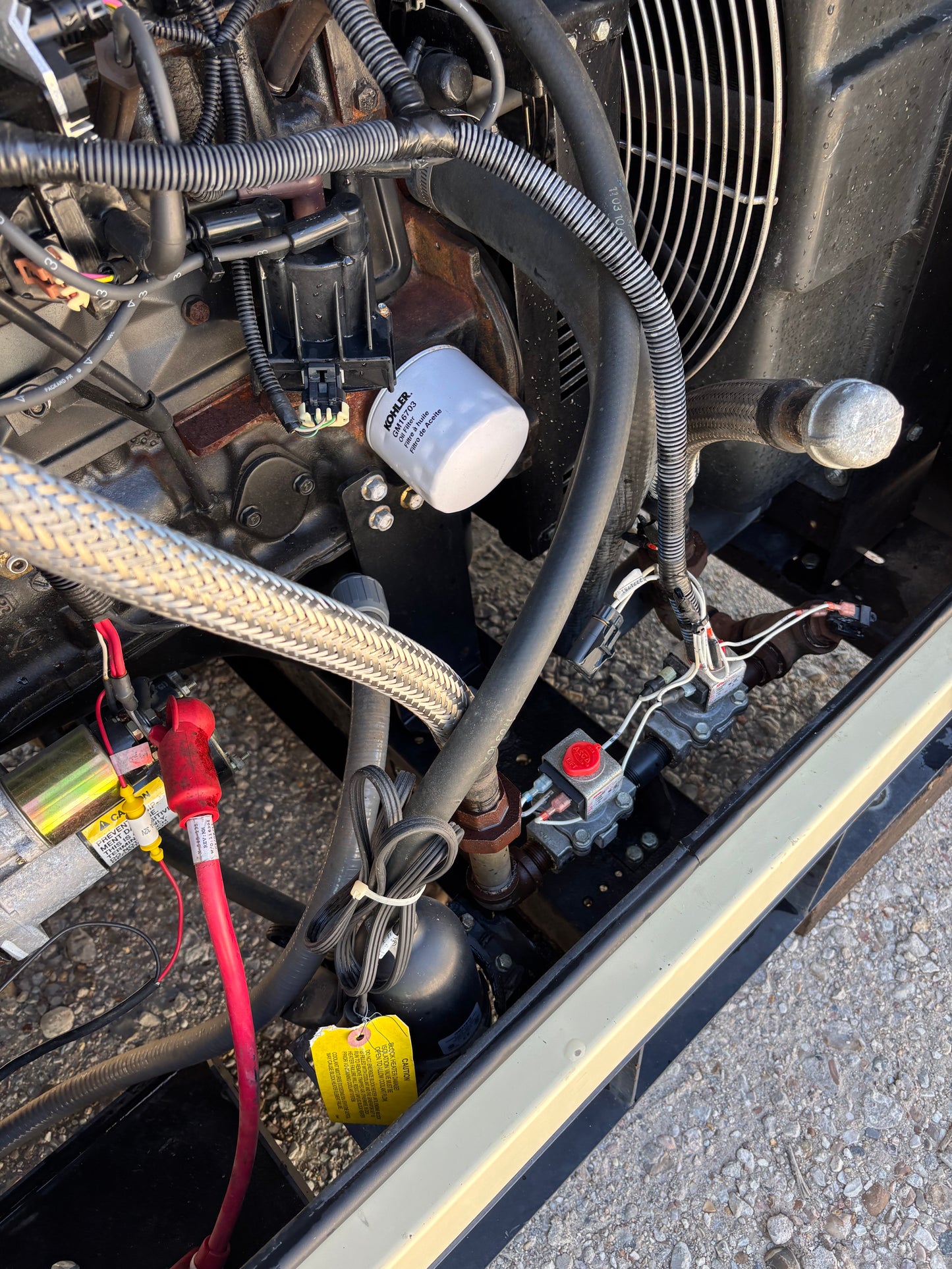 2011 Kohler 30kw 38Kva Natural Gas/Propane  Generator 223 hours