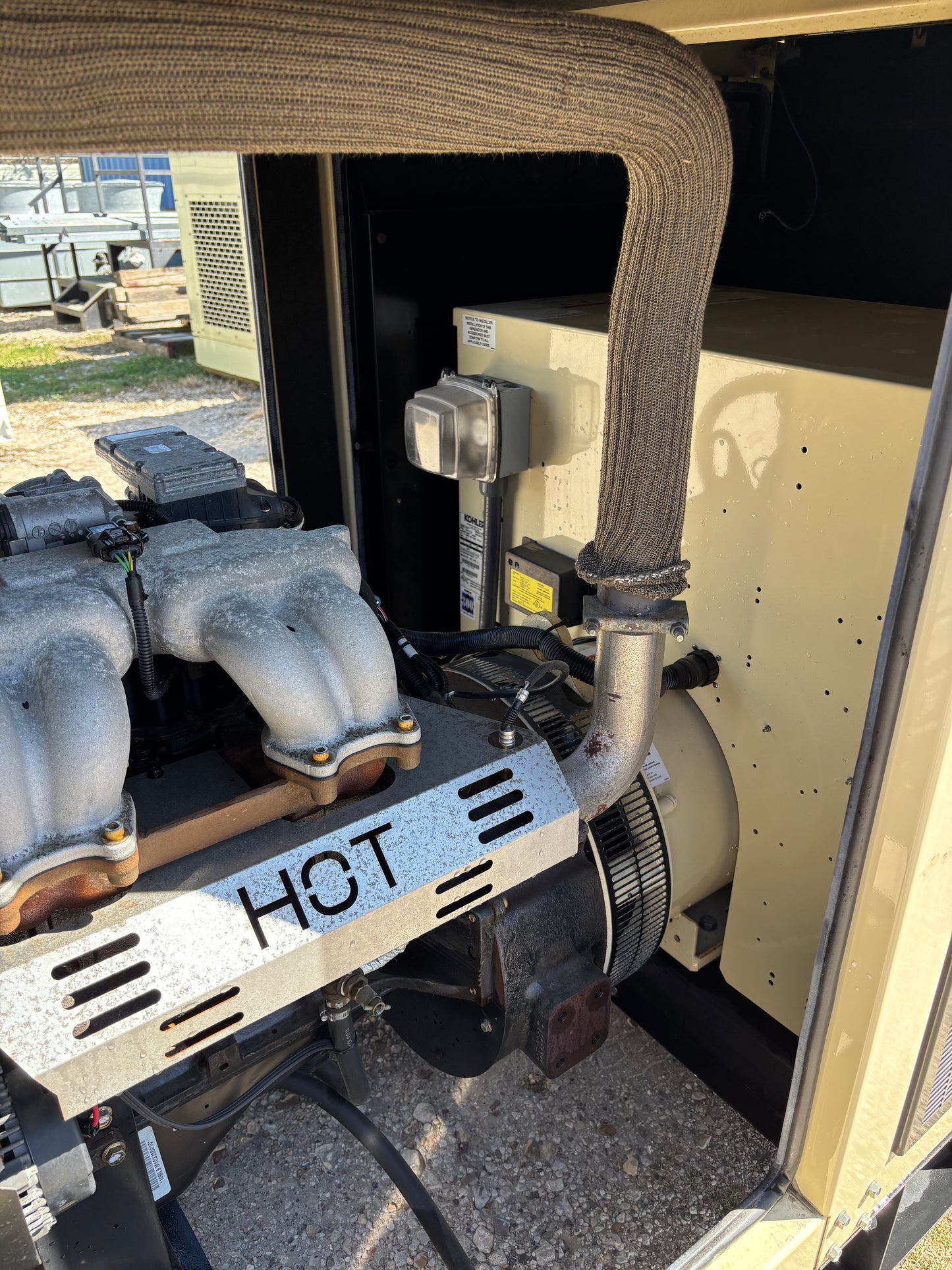 2011 Kohler 30kw 38Kva Natural Gas/Propane  Generator 223 hours
