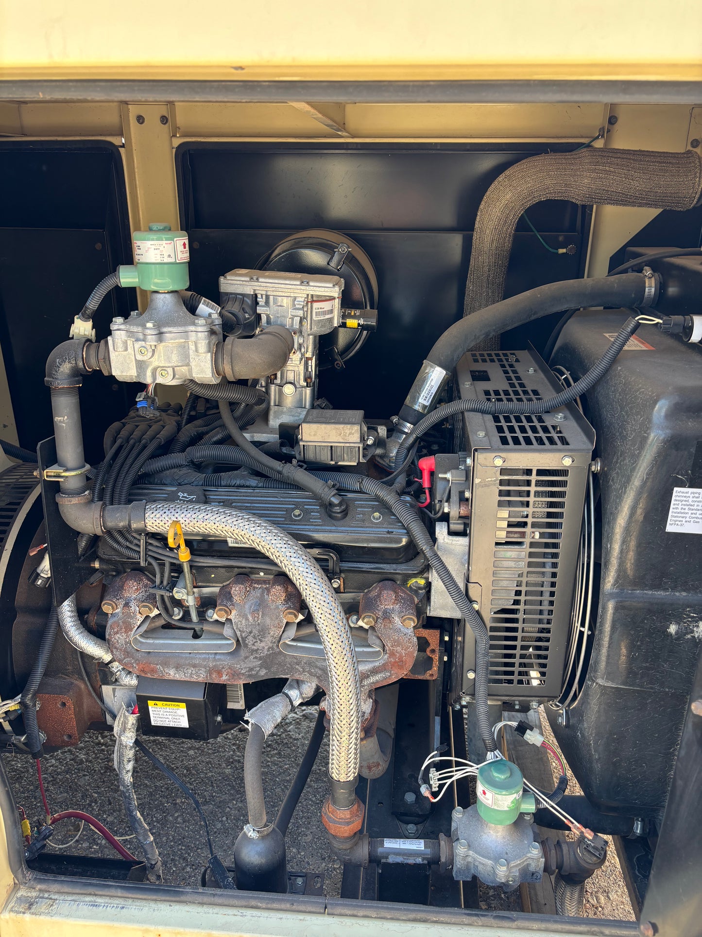 2011 Kohler 60kw Natural Gas/Propane Generator 209 Hours