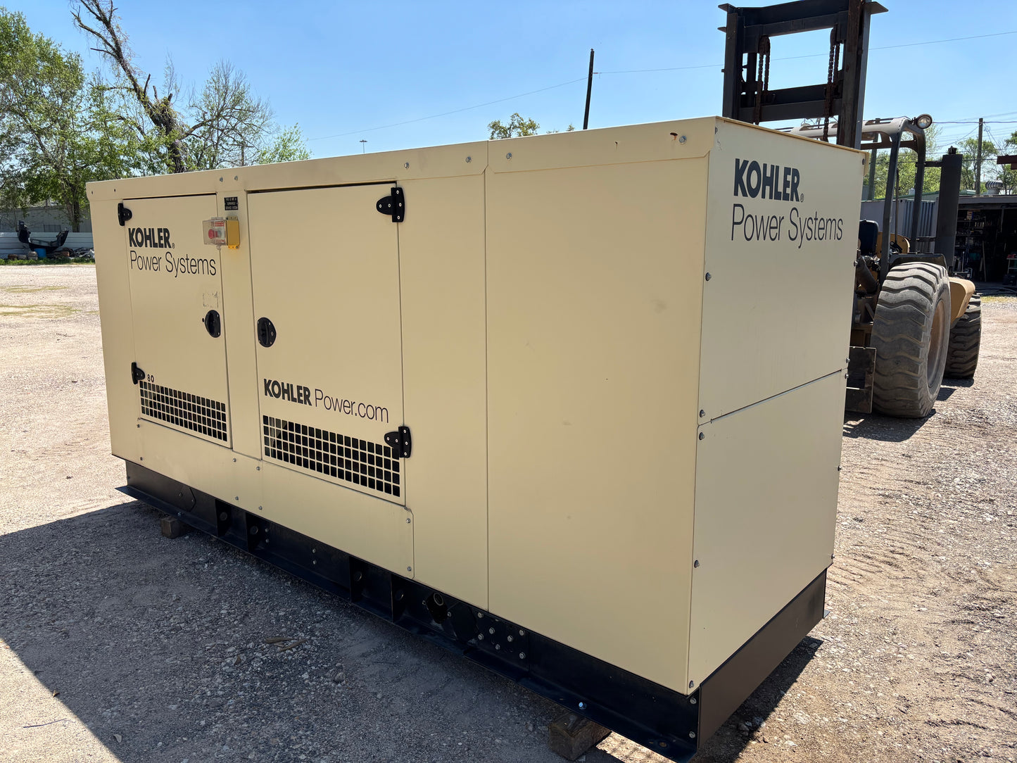 2016 Kohler 80kw 105kva Natural Gas Generator 346 hours
