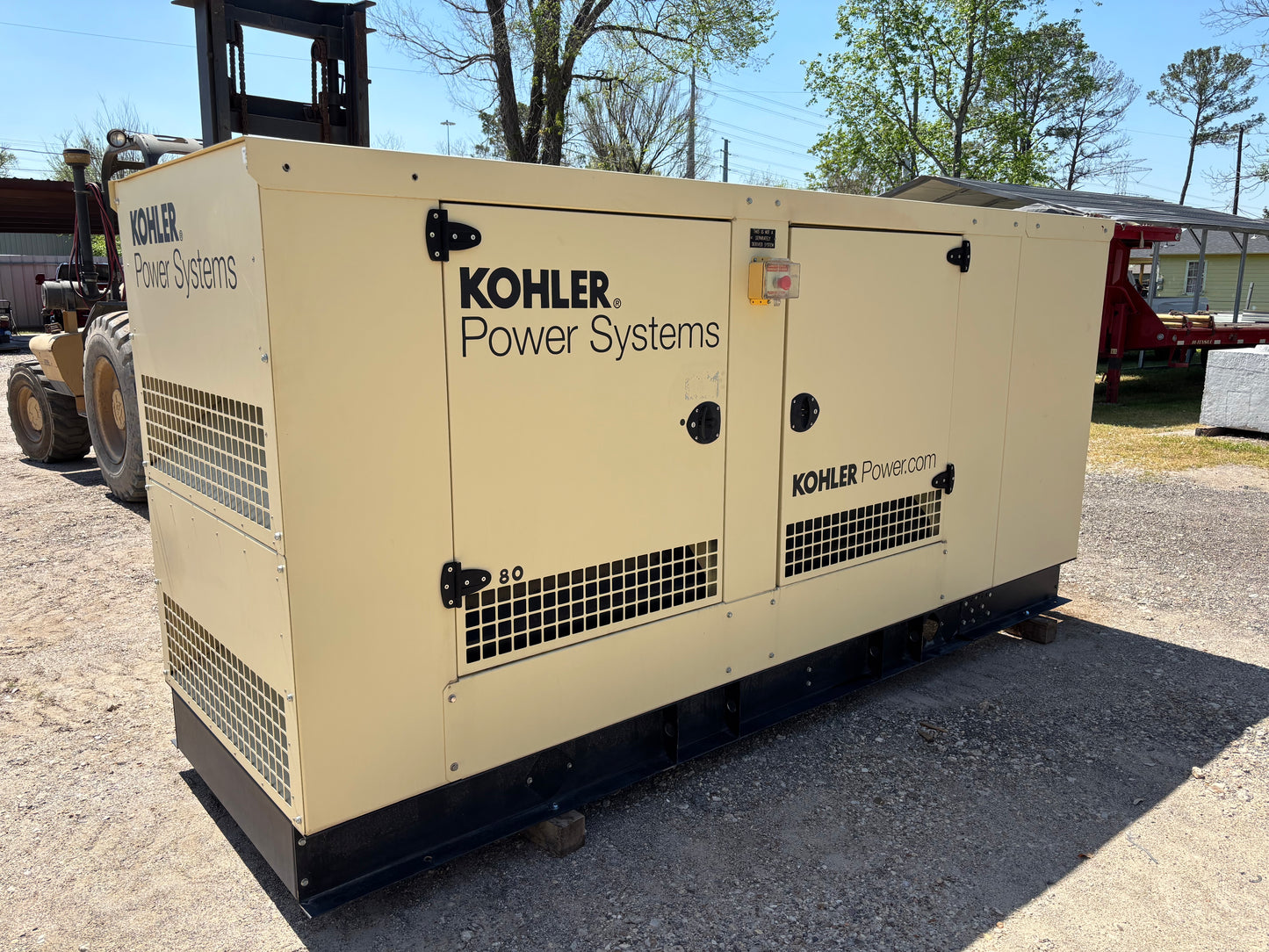 2016 Kohler 80kw 105kva Natural Gas Generator 346 hours
