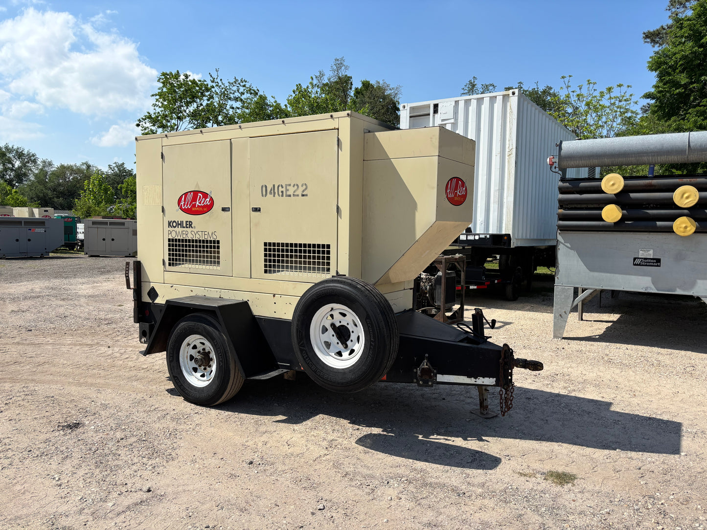 Rental Kohler 25kw Diesel Portable