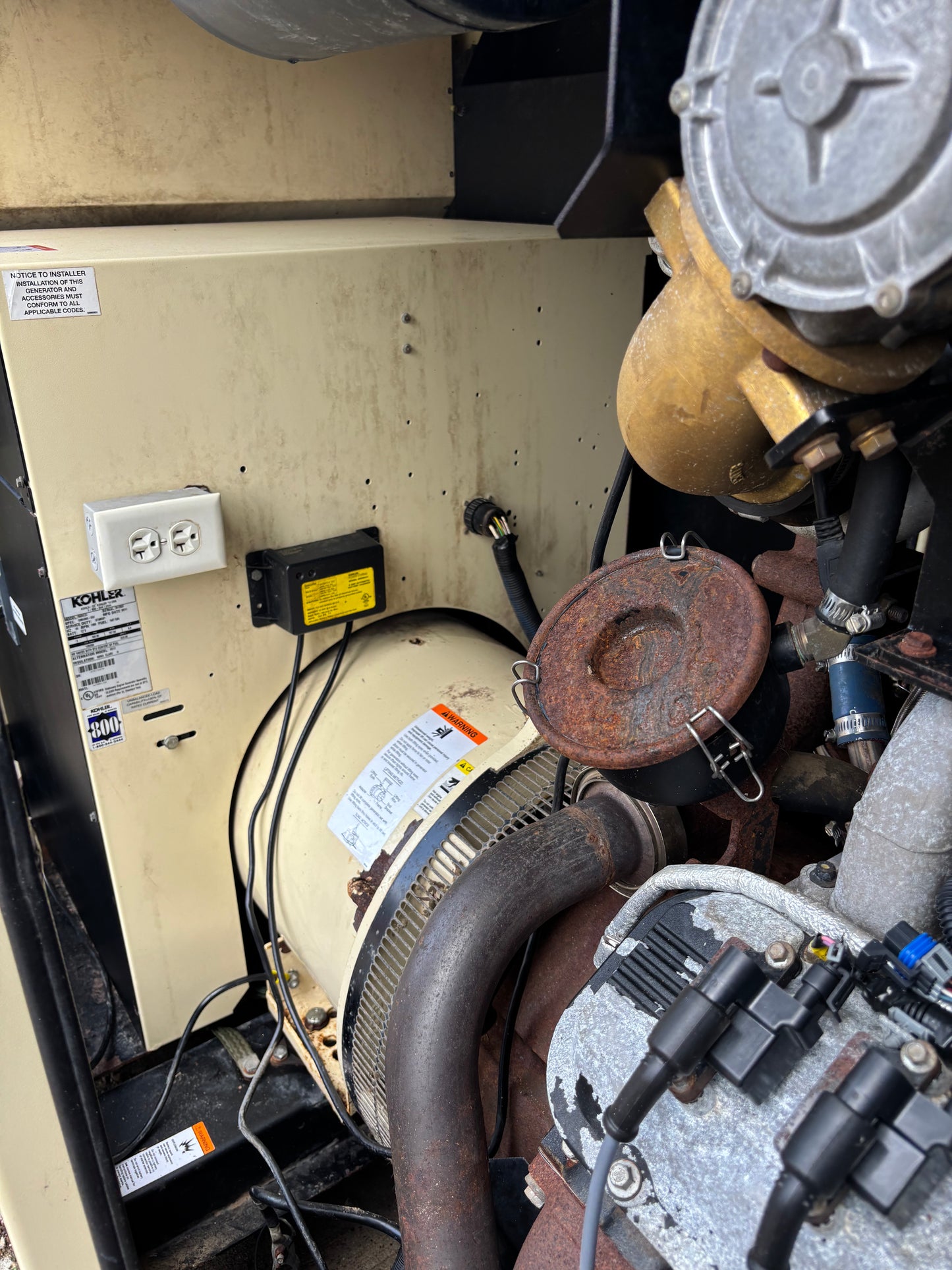 2011 Kohler 150kw 187kva Natural Gas Generator 26 hours