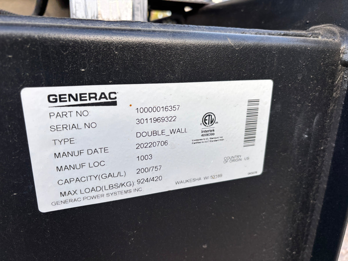 Generac 30kw 37kva Diesel Generator New Surplus